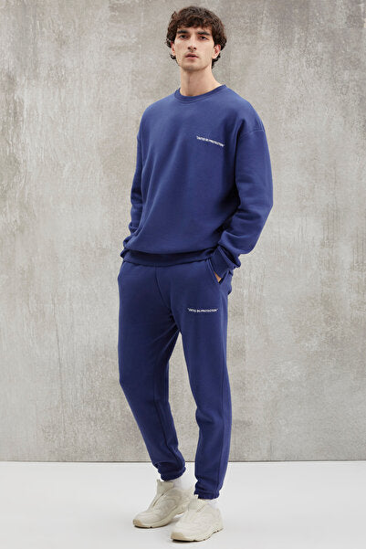 Darrit Men's Comfort Navy Blue Sweatpants