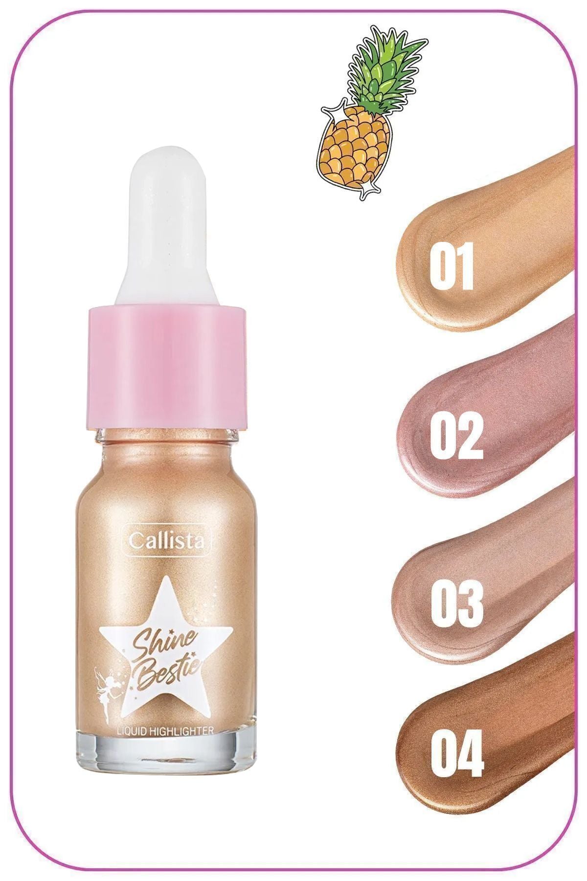 Shine Bestie Highlight Liquid Lighting Liquid - 01 Glam Pixie