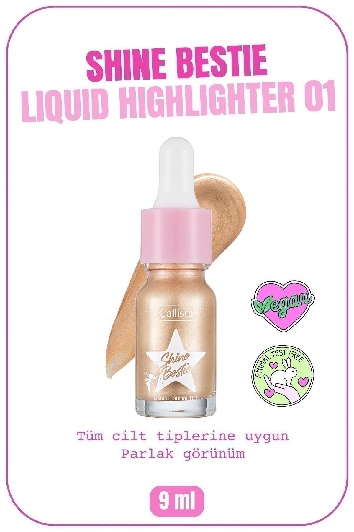 Shine Bestie Highlight Liquid Lighting Liquid - 01 Glam Pixie