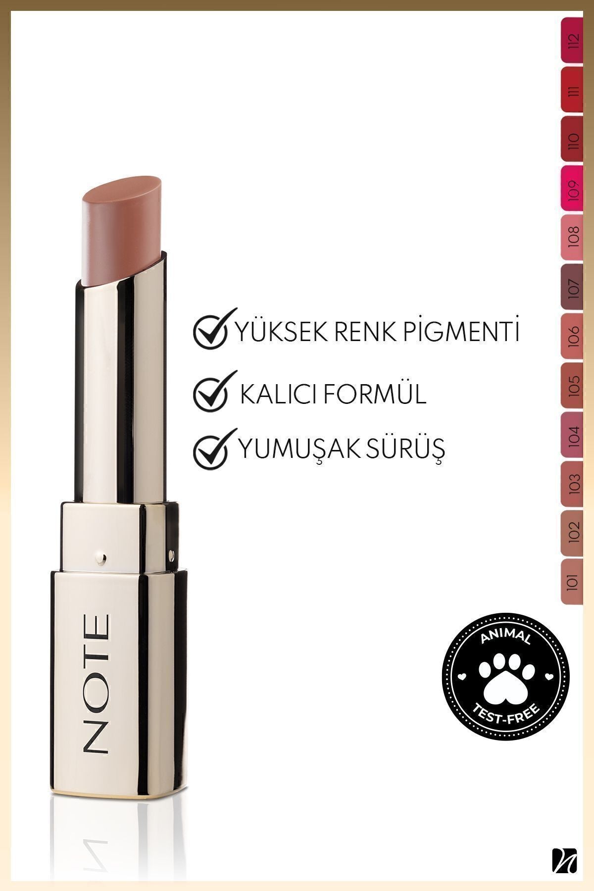 Iconic Matte Lipstick Permanent Matte Lipstick 102 Soulmate -Nude
