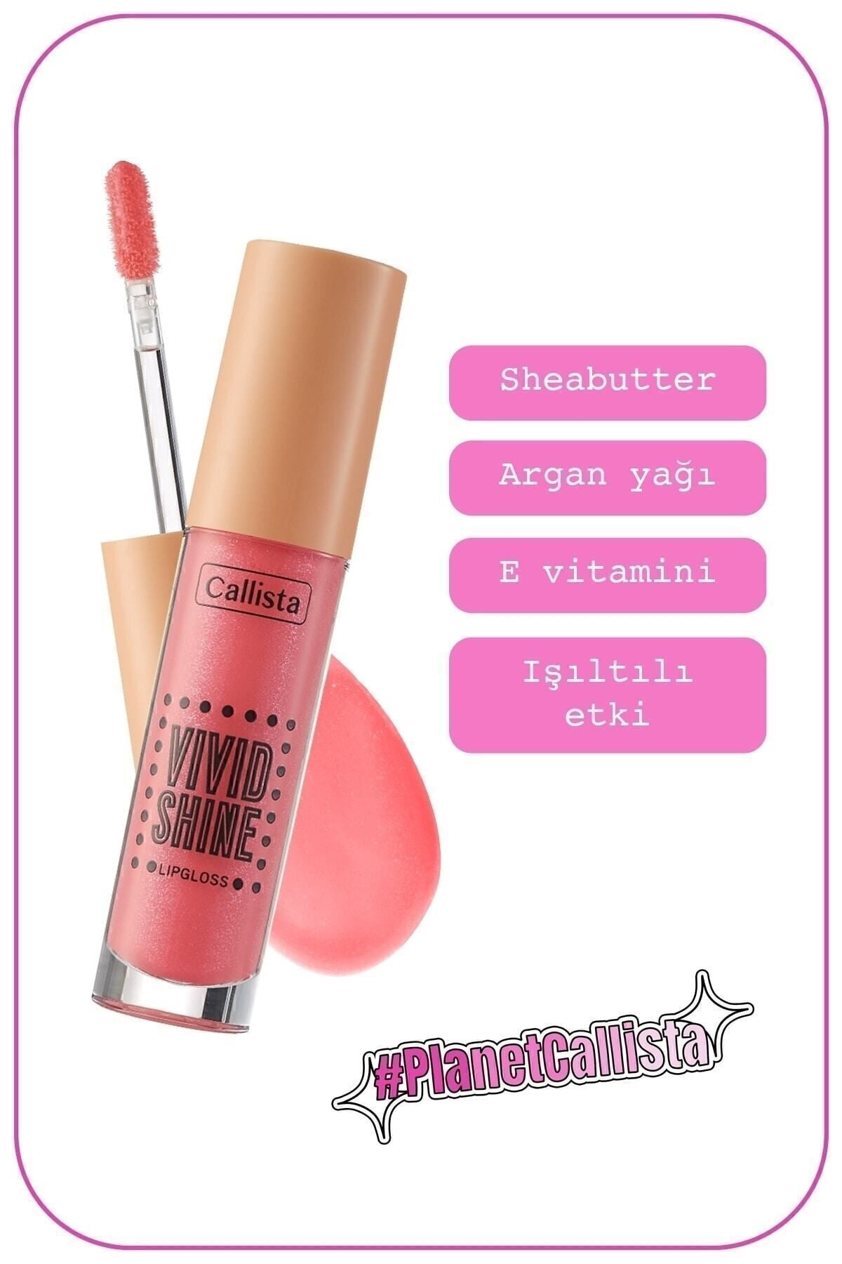 Vivid Shine Lipgloss Moisturizing Lip Lip Grower - 107 PlayDate Pink - Pink