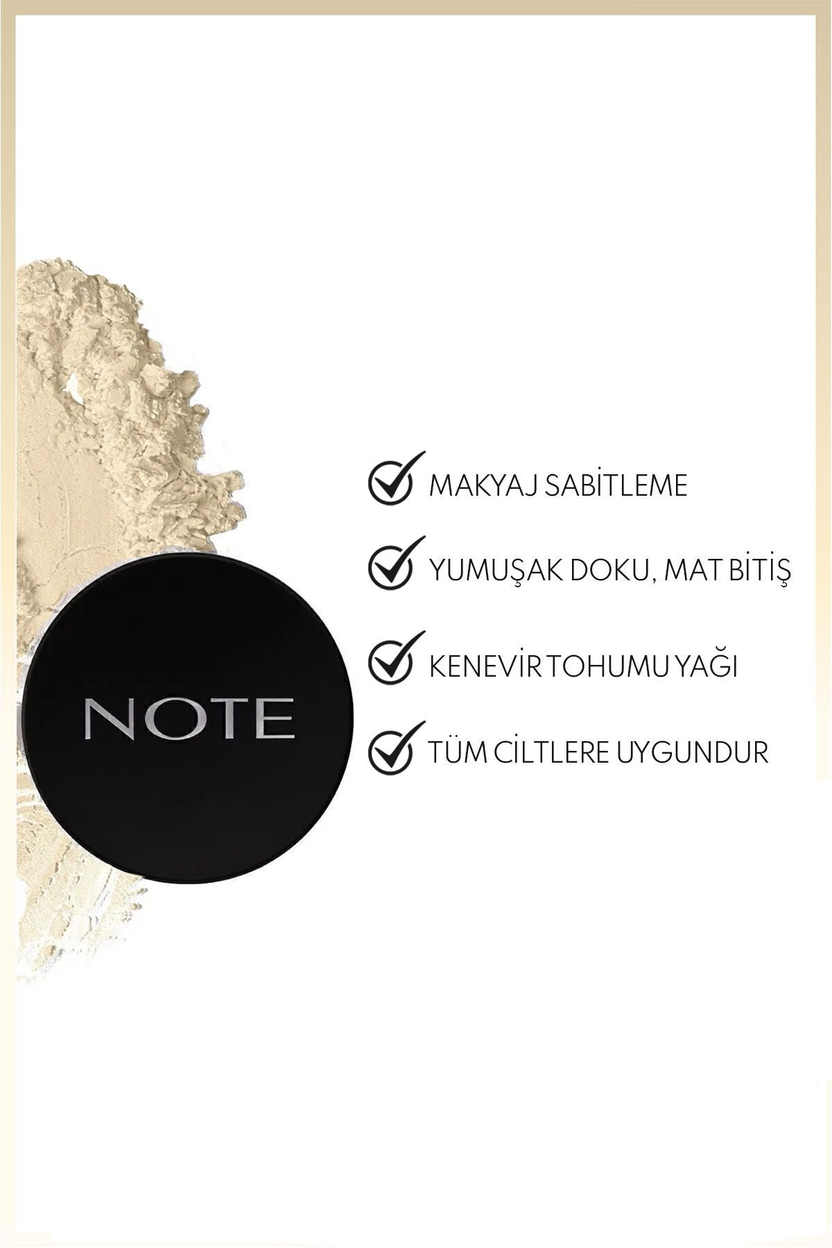 Banana Setting Powder Matte -End Makeup Stabilizer Powder Powder