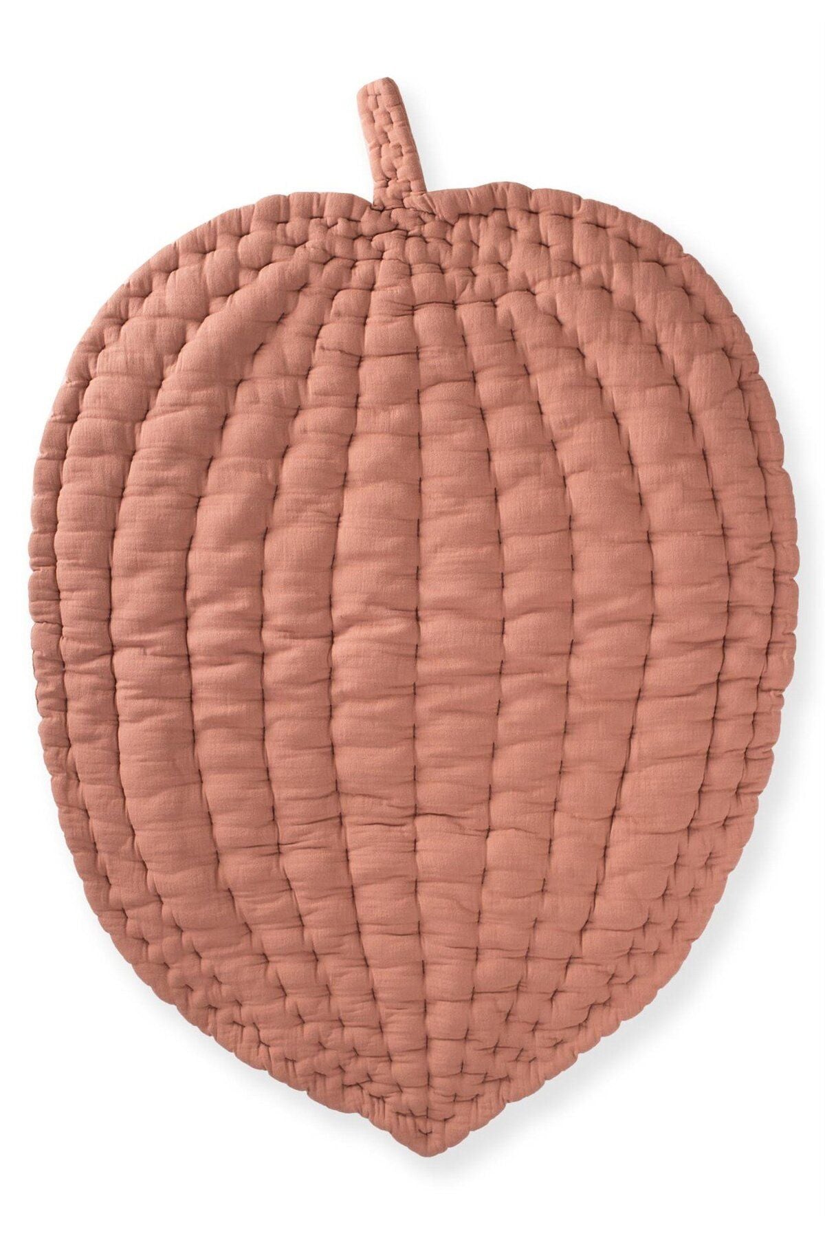 Muslin Leaf Baby Play Mushroom (Washed) Coffee