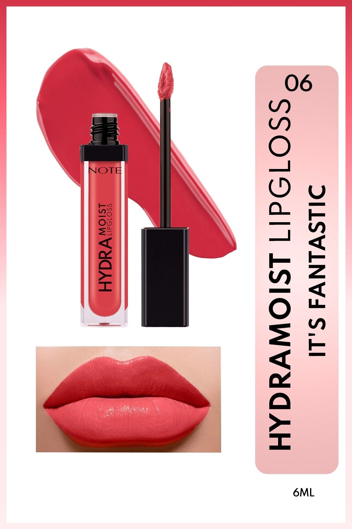 Hydramoist lipgloss moisturizer lip shine - 06 It's Fantastic - Pink