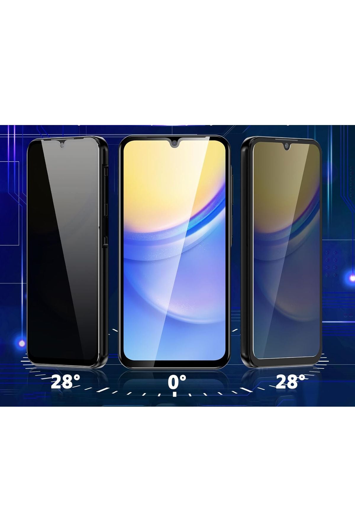 Samsung Galaxy A15 Compatible Easy Advanced Antistatic HD Ghost Screen Protector