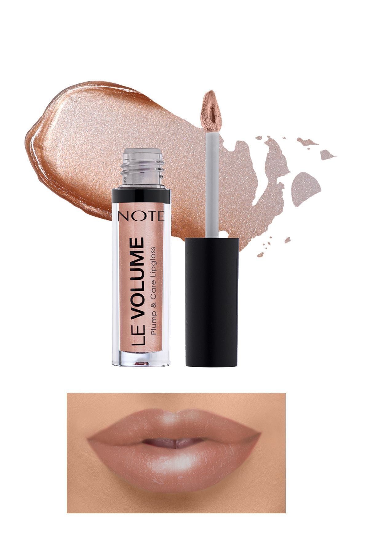 Le Volume PLUMP & CARE Lipgloss Moisturizer Lip Grinder - 17 Magic Touch - Nude