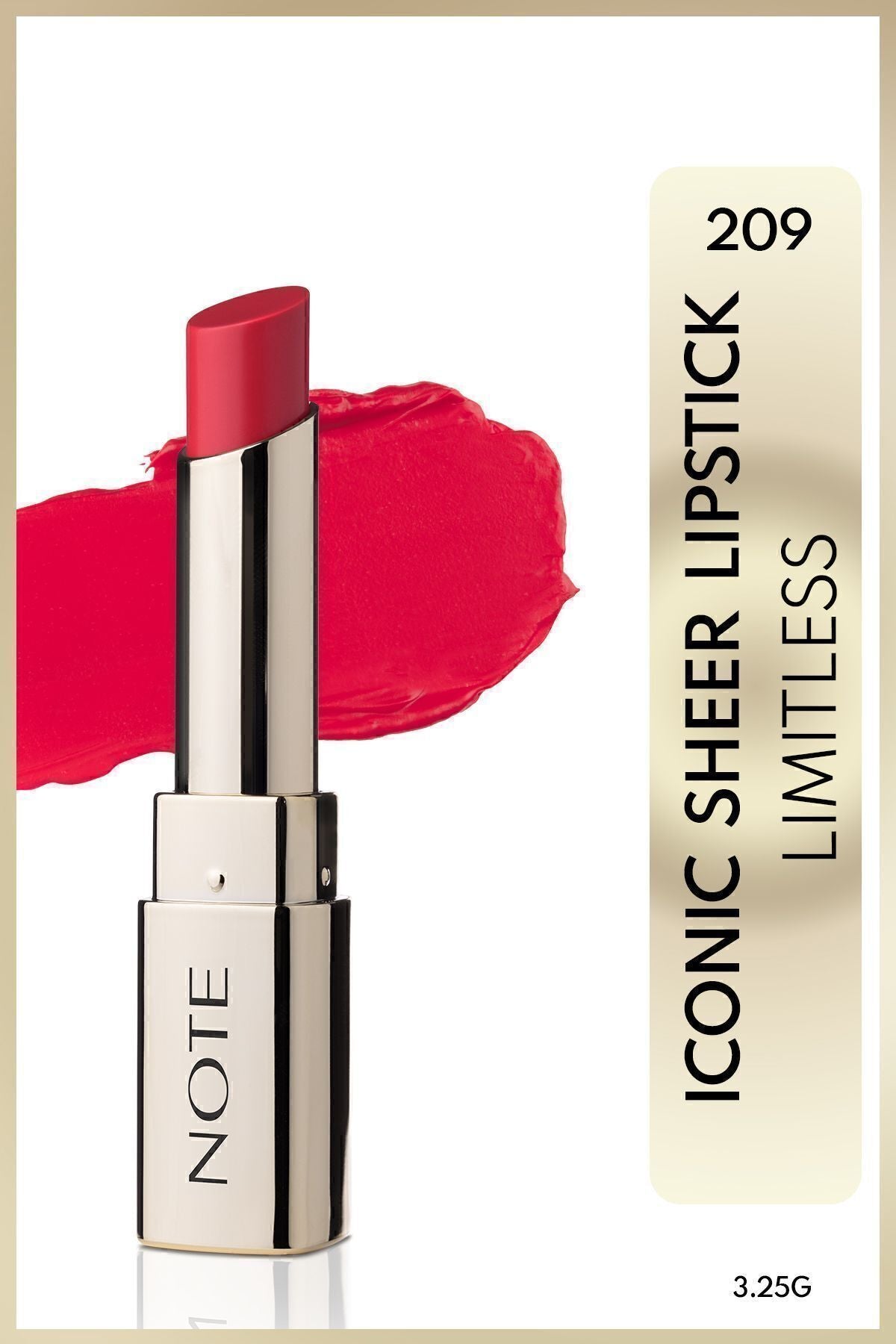 Iconic Sheer Lipstick Moisturizer Bright Lipstick 209 Limitless - Pink