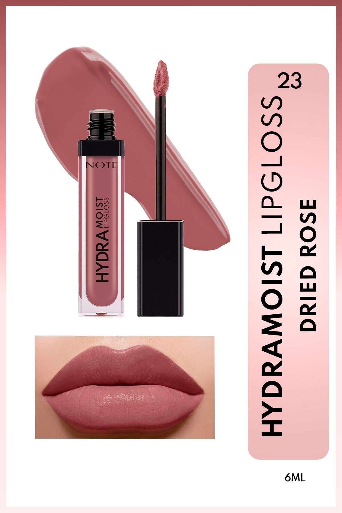 Hydramoist lipgloss moisturizer lip shine - 23 Dried Rose - Pink