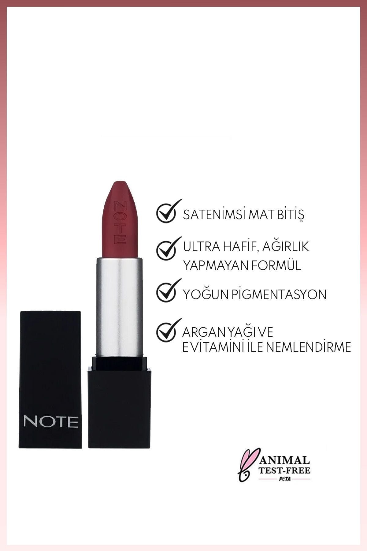 Mattever Lipstick Semi Matte Satin Lipstick 12 Wine Tasteting Red - Purple