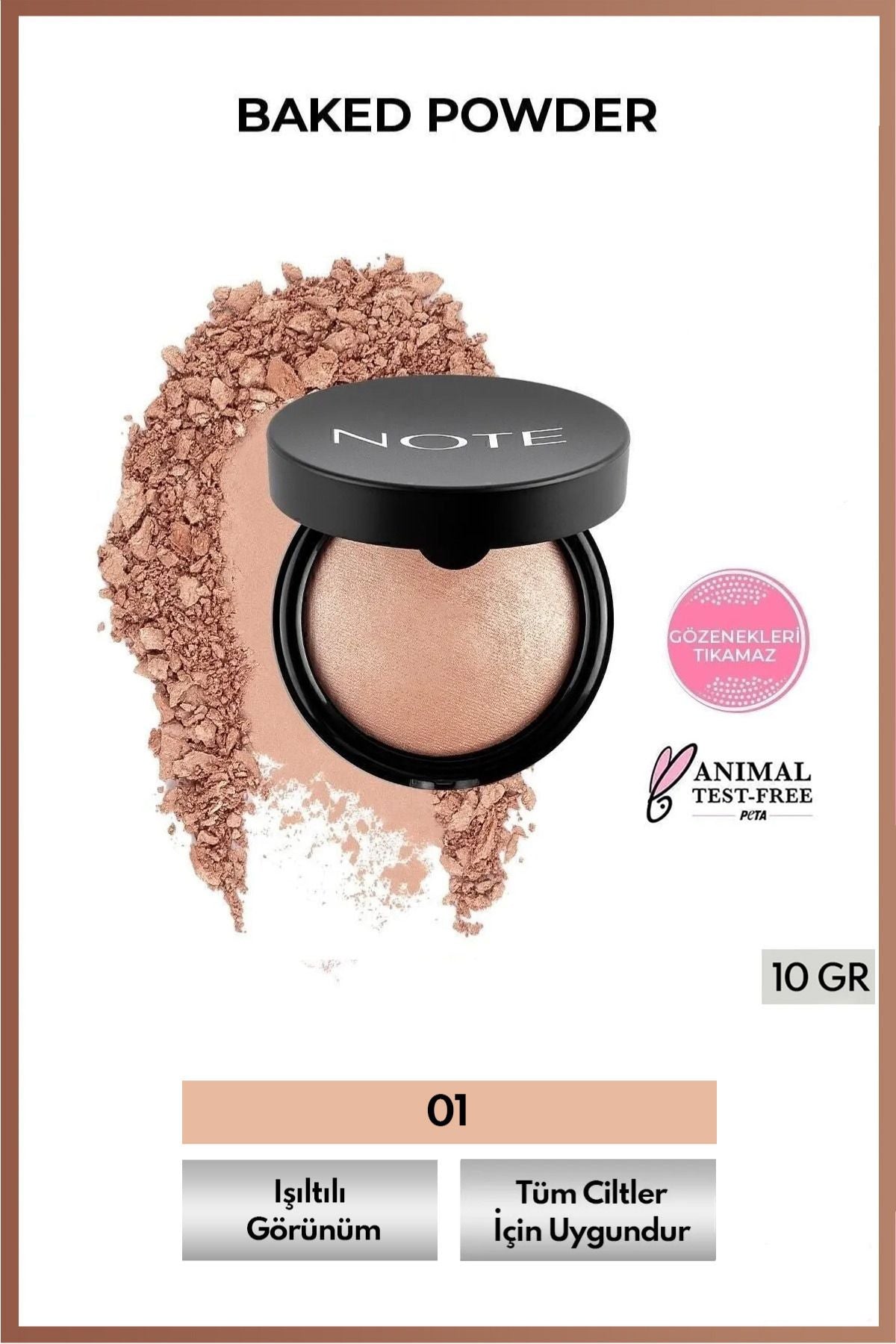 Baked Powder sparkled finish baked powder powder - 01 Stardust