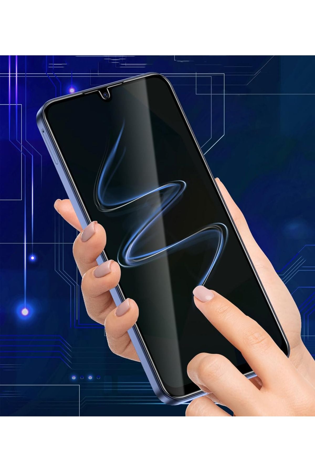 Samsung A16 compatible glass Privacy Ghost Full Covering Screen Protector