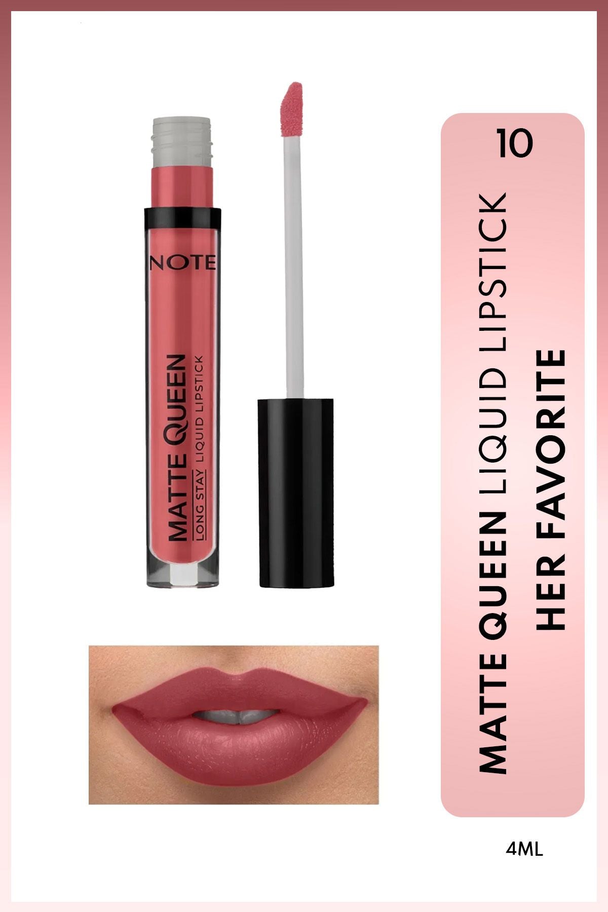 Matte Queen Lipstick Permanent Matte Lipt Lipstick - 10 Each Favorite - Pink