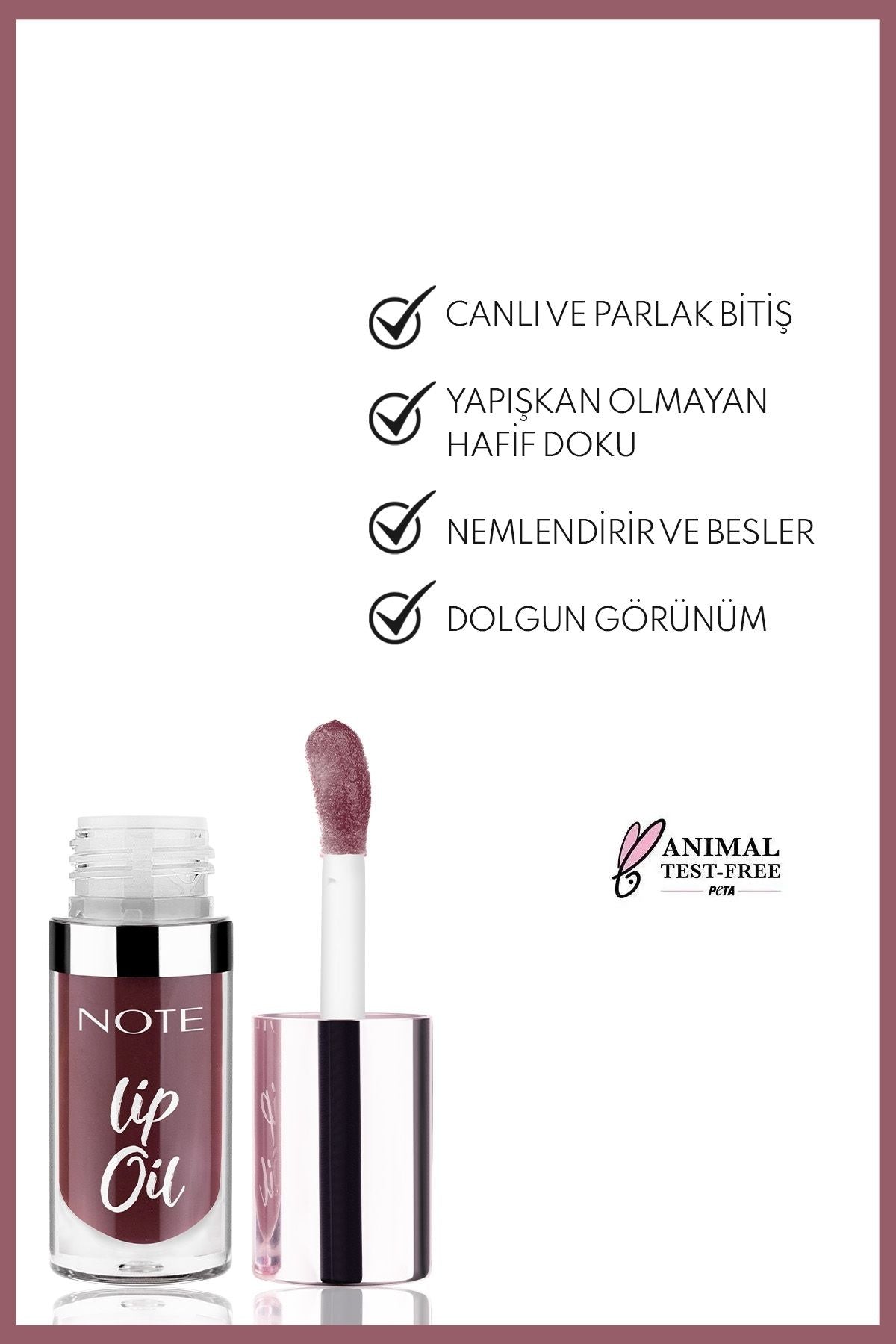Lip Oil Moisturizer and Grinder Lip Care Oil - 30 Deep Berry - Mor