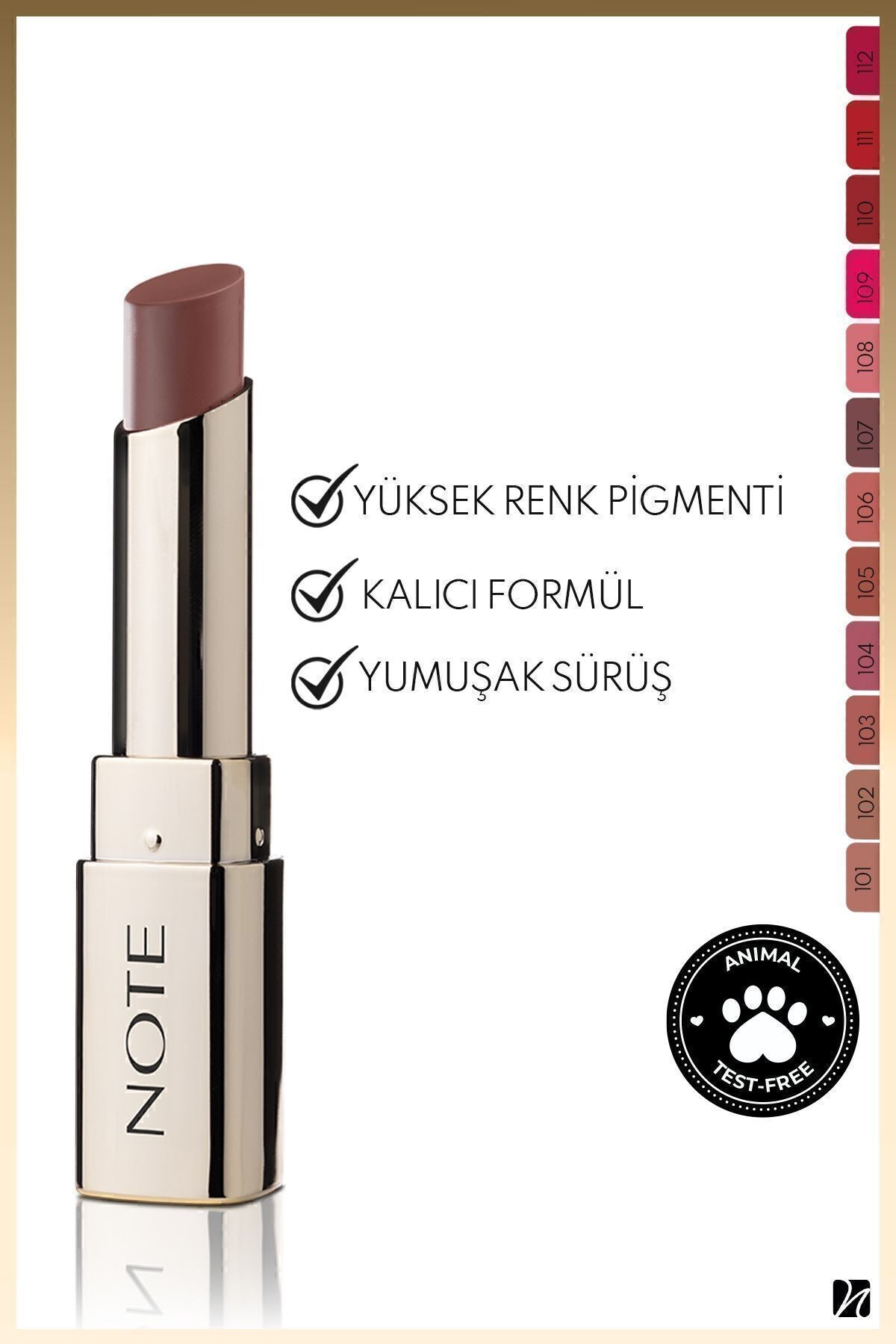 Iconic Matte Lipstick permanent matte lipstick 107 IDOL - Brown