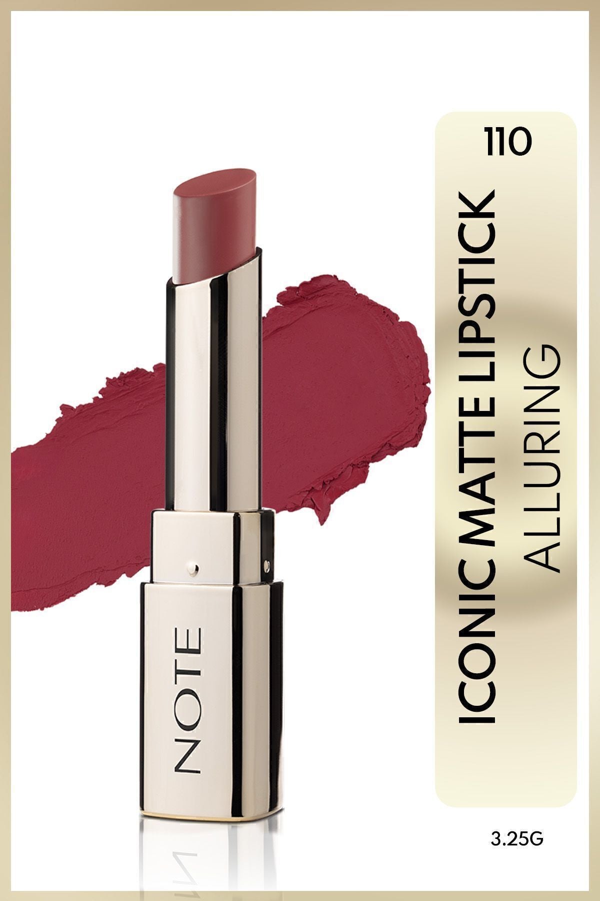 Iconic Matte Lipstick Permanent Matte Lipstick 110 Alluring - Red