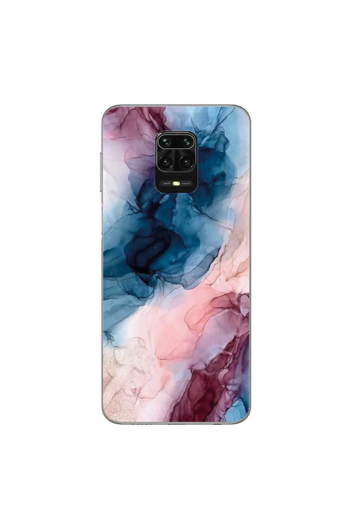 Xiaomi Note 9 Pro Compatible Granite Pattern Transparent Phone Case