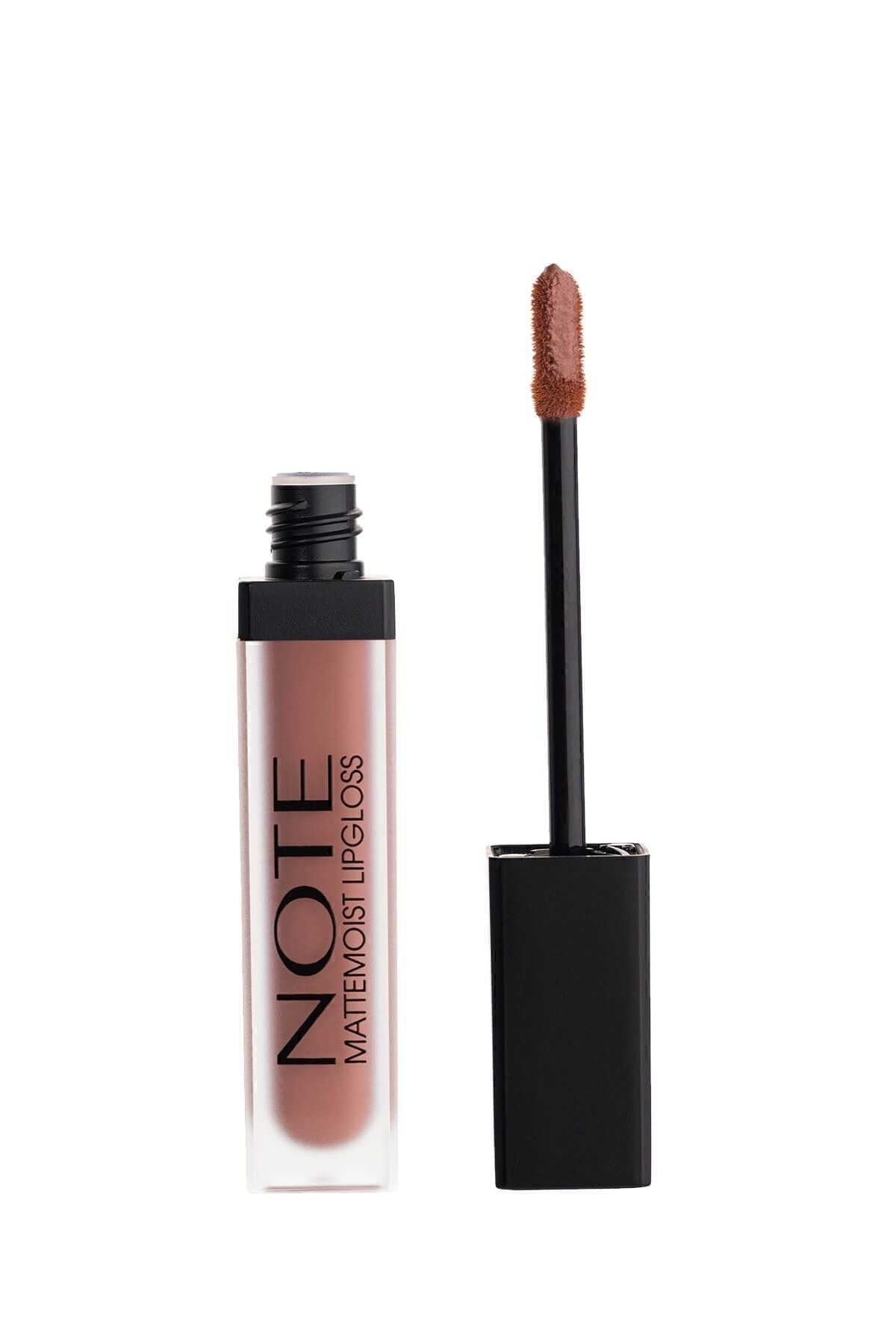 Mattemoist lipgloss semi -matte satin finish liquid lipstick 403 Sugar Kiss - Nude