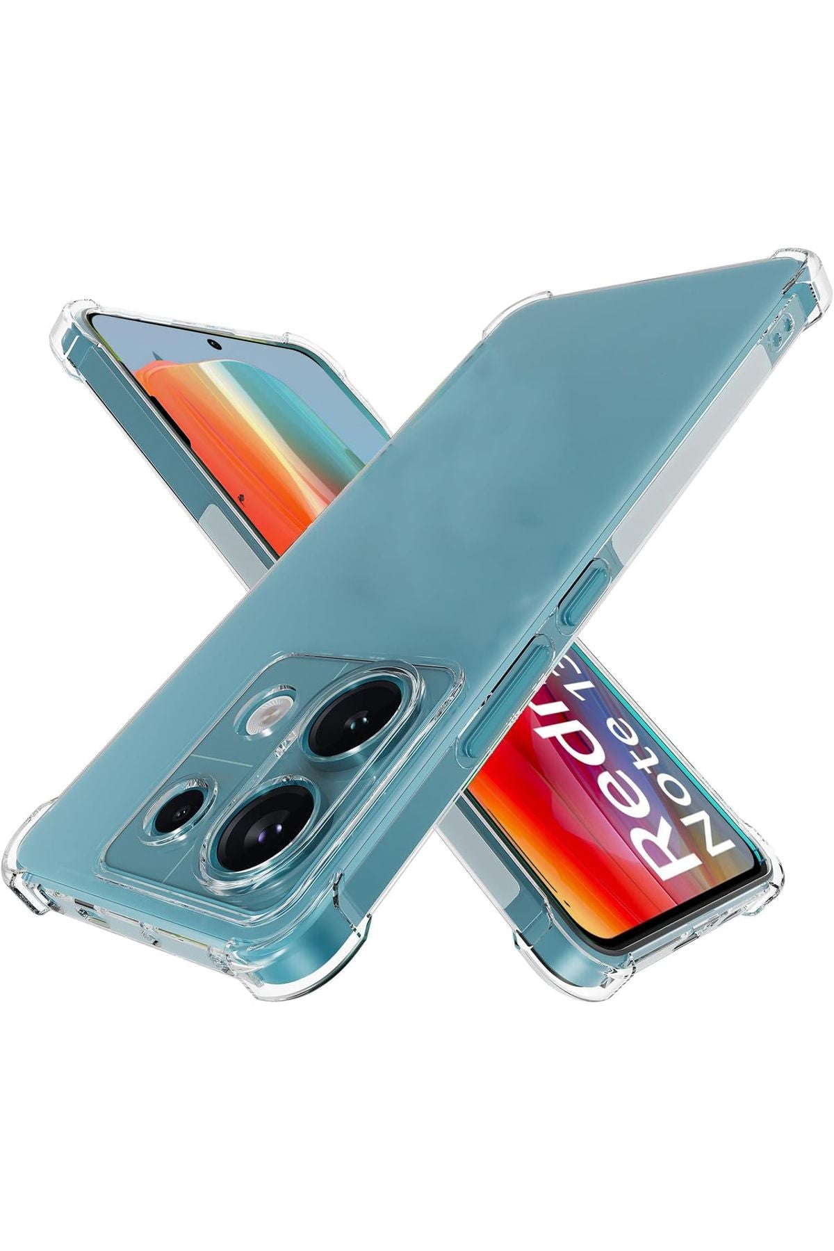 Redmi Note 13 Pro 5G compatible corner -protected premium transparent case