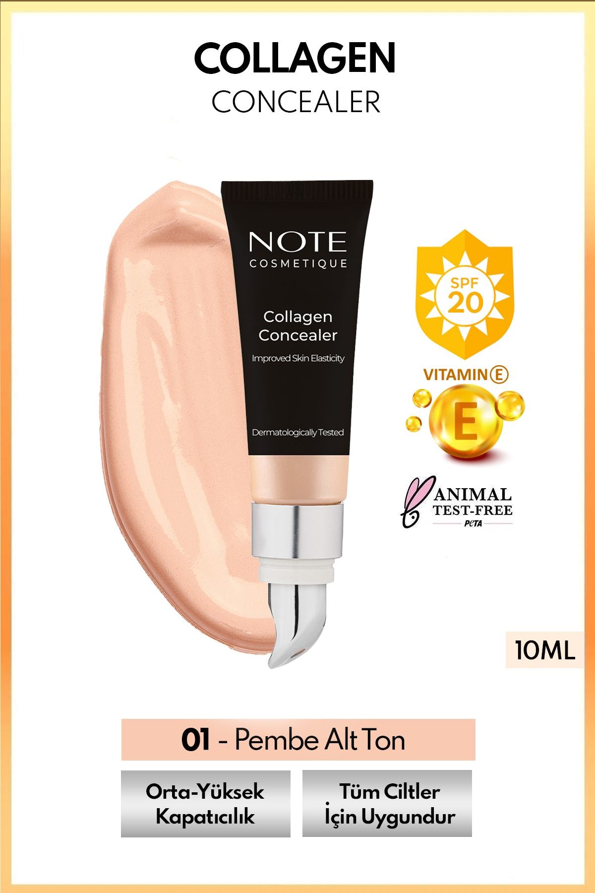 Collagen Concealer SPF 20 collagen under -eye concealer - 01 Open