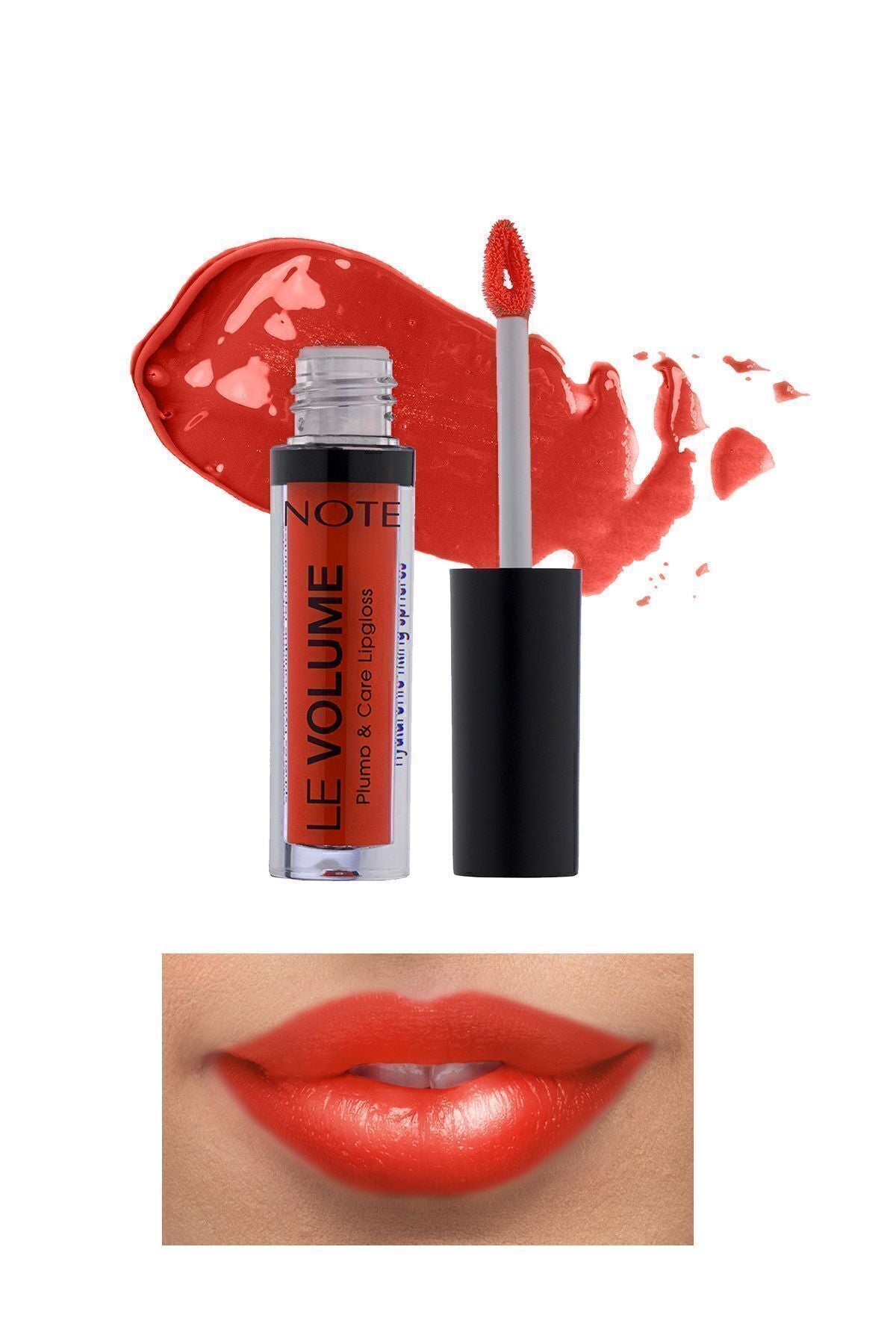 Le Volume PLUMP & CARE Lipgloss Moisturizer Lip Grinder - 05 No Fear Red - Red