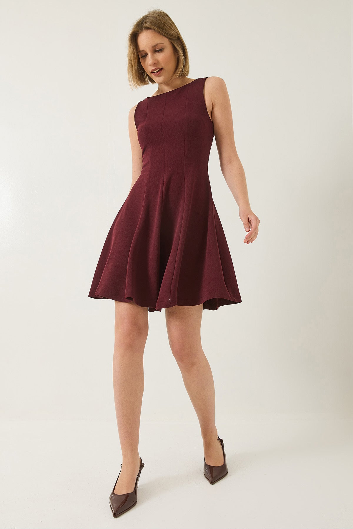 Women's Boat Neck Godeli Mini Dress 5203 60281026