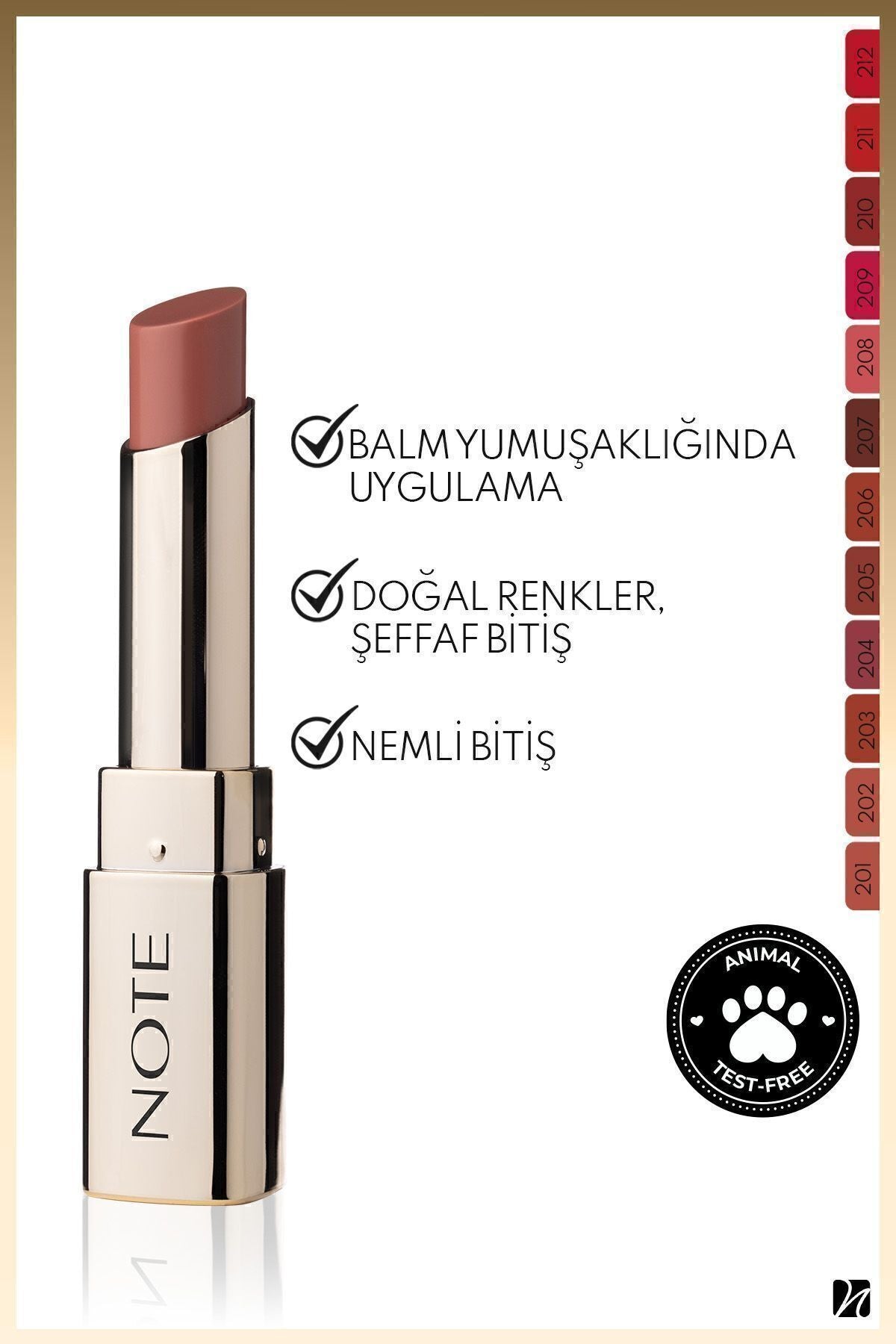 Iconic Sheer Lipstick Moisturizer Bright Lipstick 201 Darling - Nude
