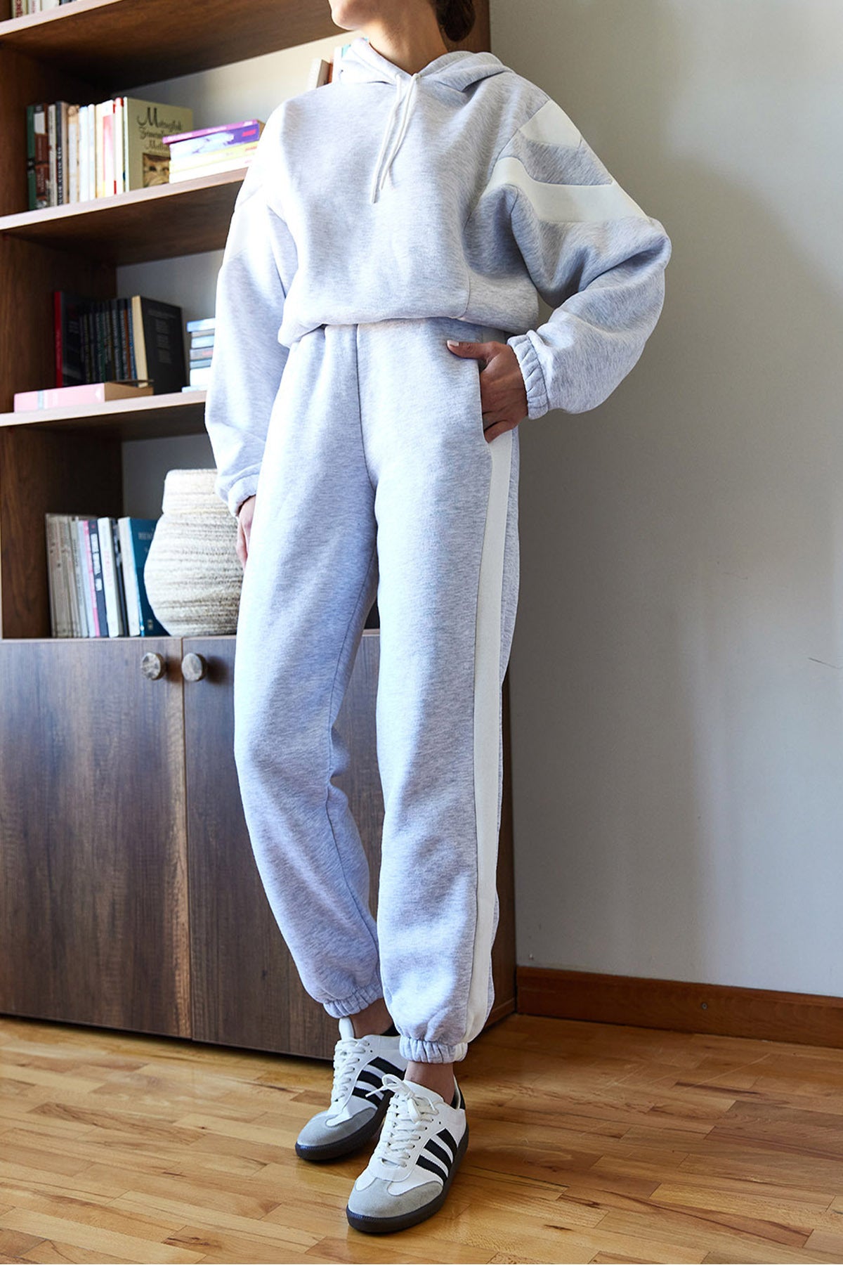 Women's Three Thread Raised Piece Bottom Top Set 60351195