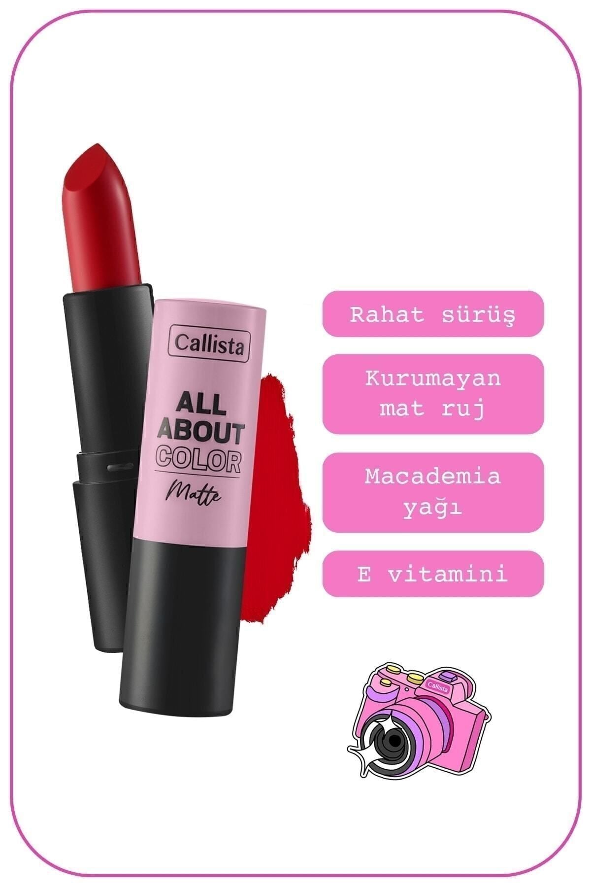 All About Color Matte Lipstick Moisturizing Matte Lipstick - 506 Hot Girl Summer - Red