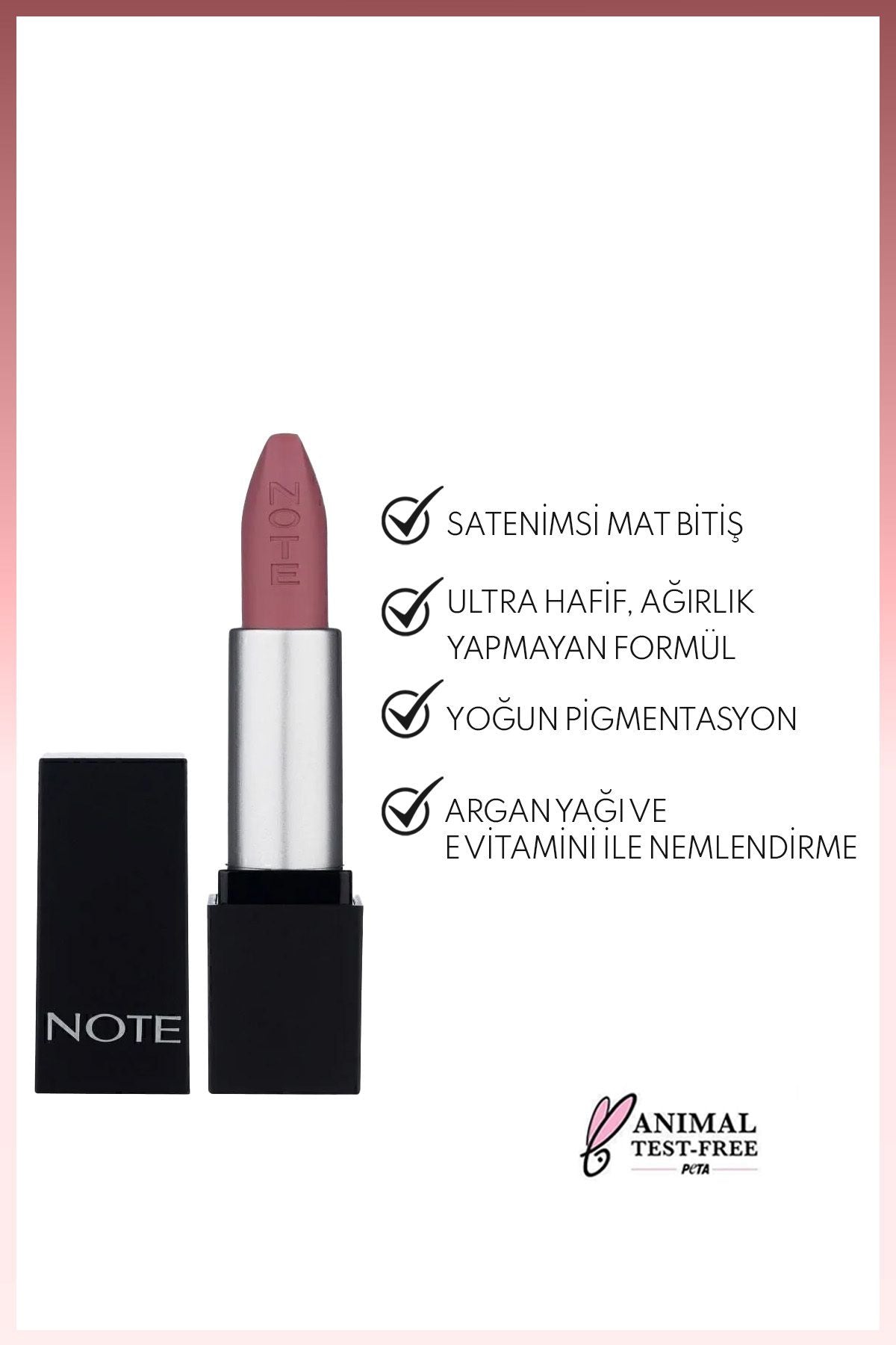 Mattever Lipstick semi -matte satin finish lipstick 09 First Date Rose - Pink Nude