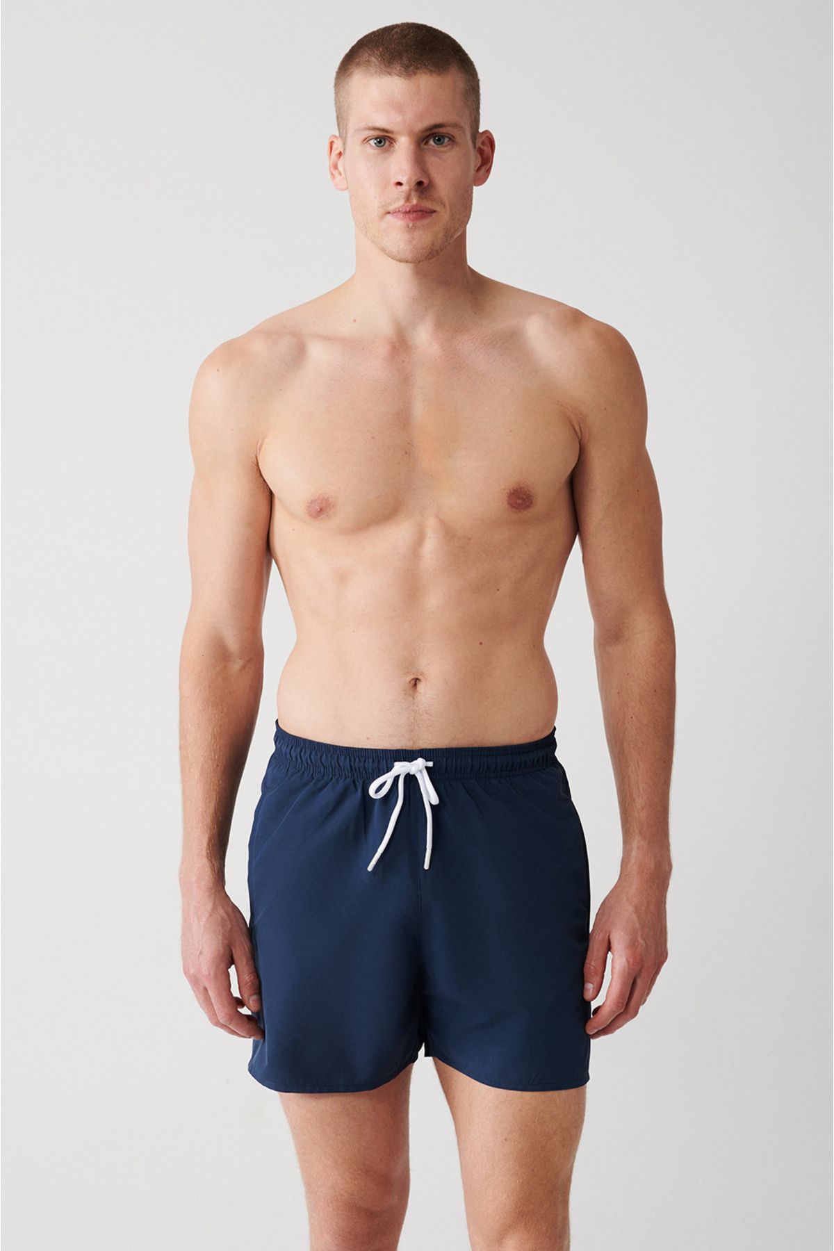 Men's Indigo Fast Drying Printed Standard Size Mayo Sea Short E003802