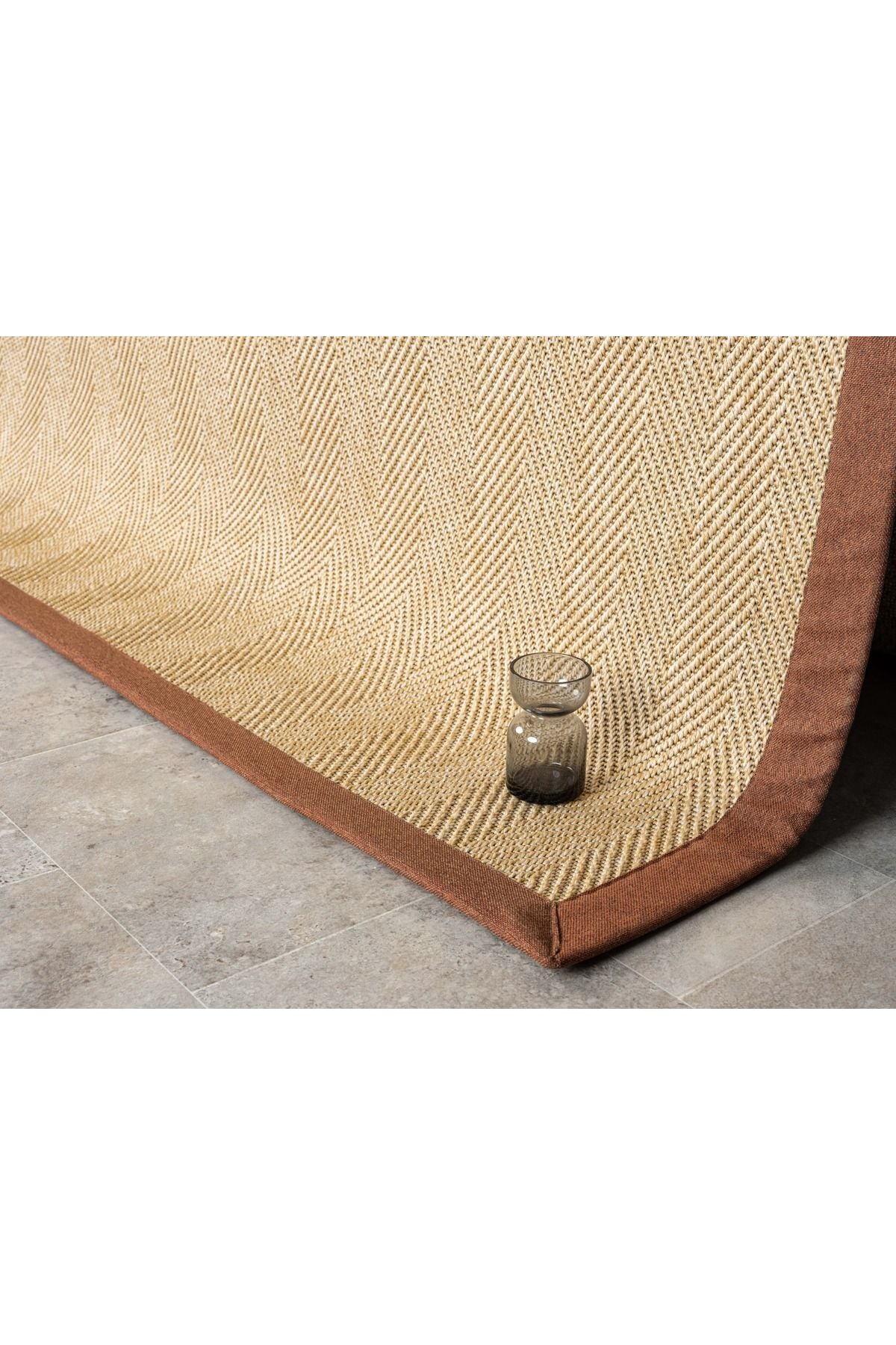 Border Wicker texture Sisal Salon Kitchen Corridor Cutting Running Crossing Machine Carpet