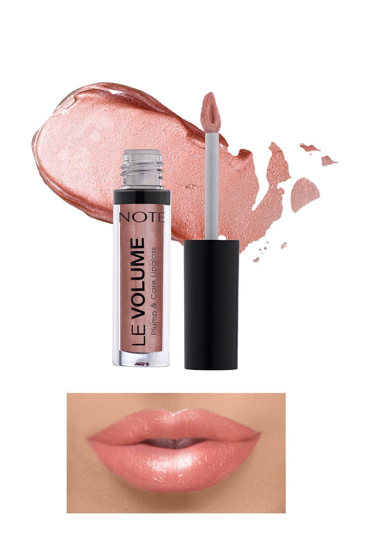 Le Volume Plump & Care Lipgloss Moisturizer Lip Grinder - 19 Secret Kiss - Pink