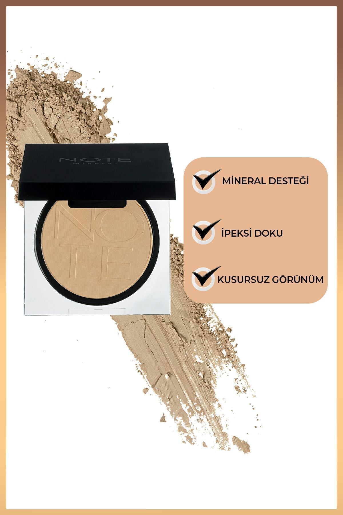 Mineral Powder 02 Medium Open Matte End Powder Facial Powder Powder