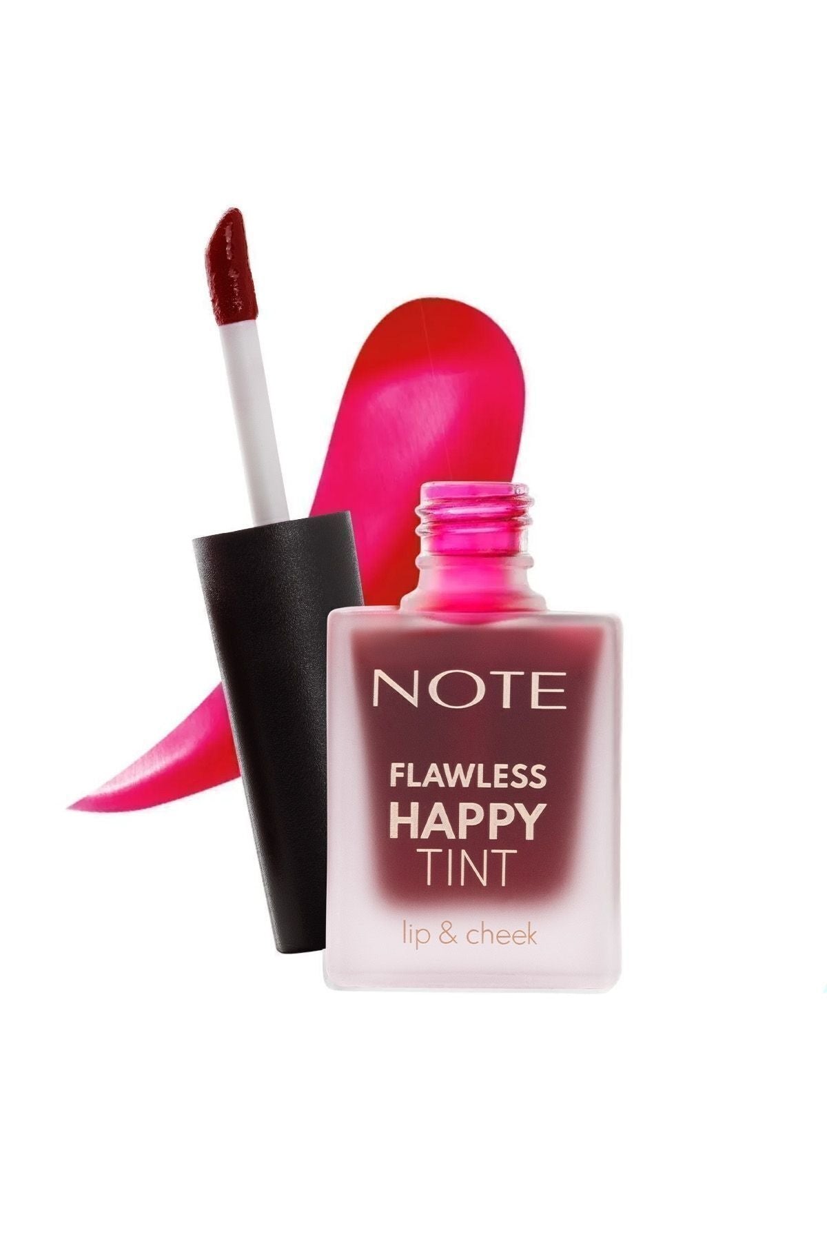 Flawless Happy Tint Lip & Cheek Lip and Cheek Color Liquid Blush - 02 Wild Cherry - Purple