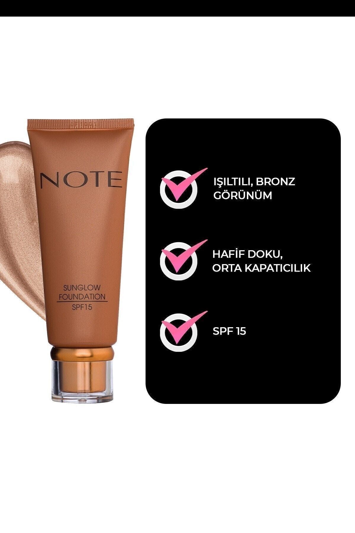 Sunglow Foundation SPF 15 Luminous Bronze Foundation - 10 Open