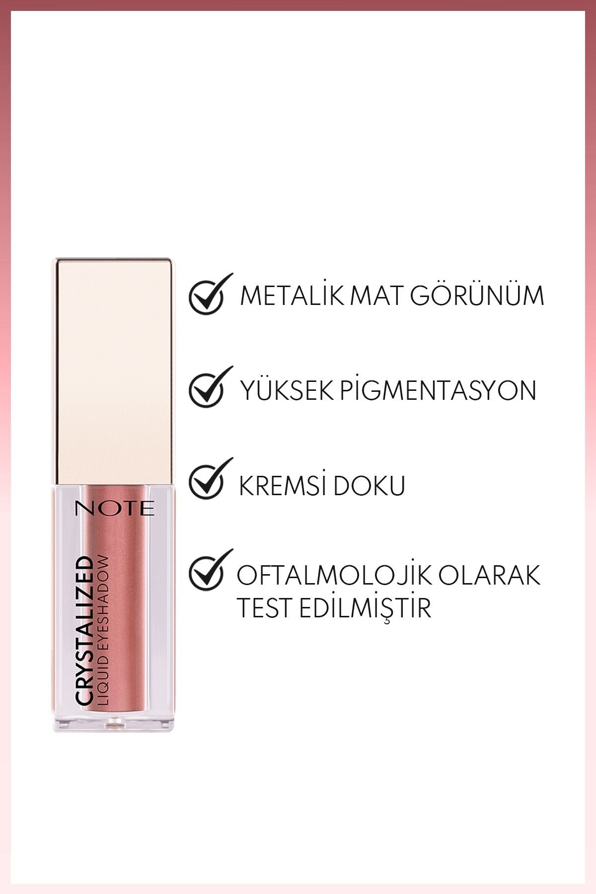 Crystalized Liquid Eyeshadow Liquid Metallic Eye Show - 04 Pink Bouquet
