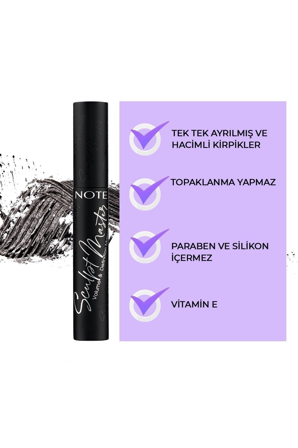 Sculpt Master Extra Black One by one separation and volume effective mascara - black
