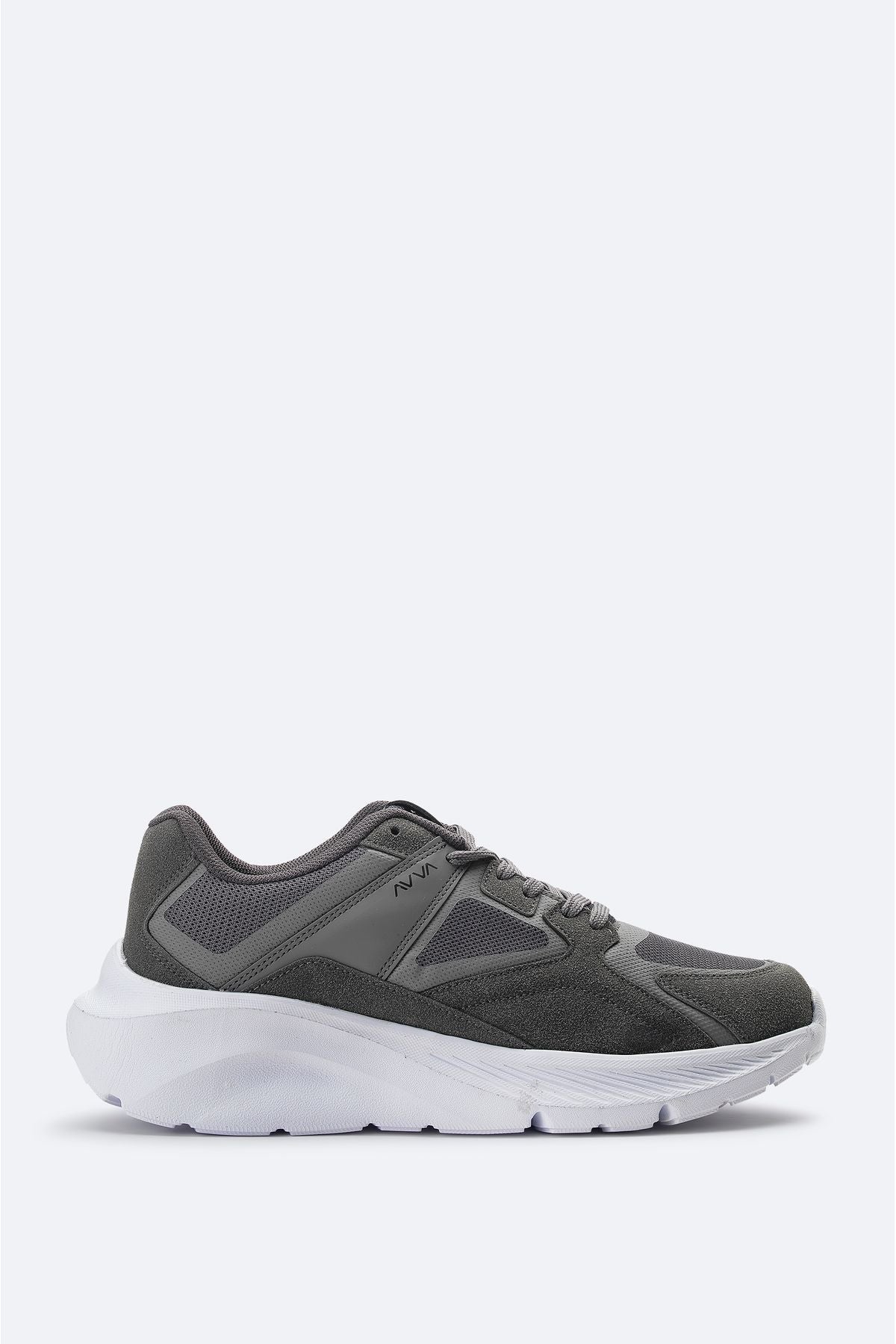 Men's anthracite fragments of flexible thick base casual shoes A31y8026