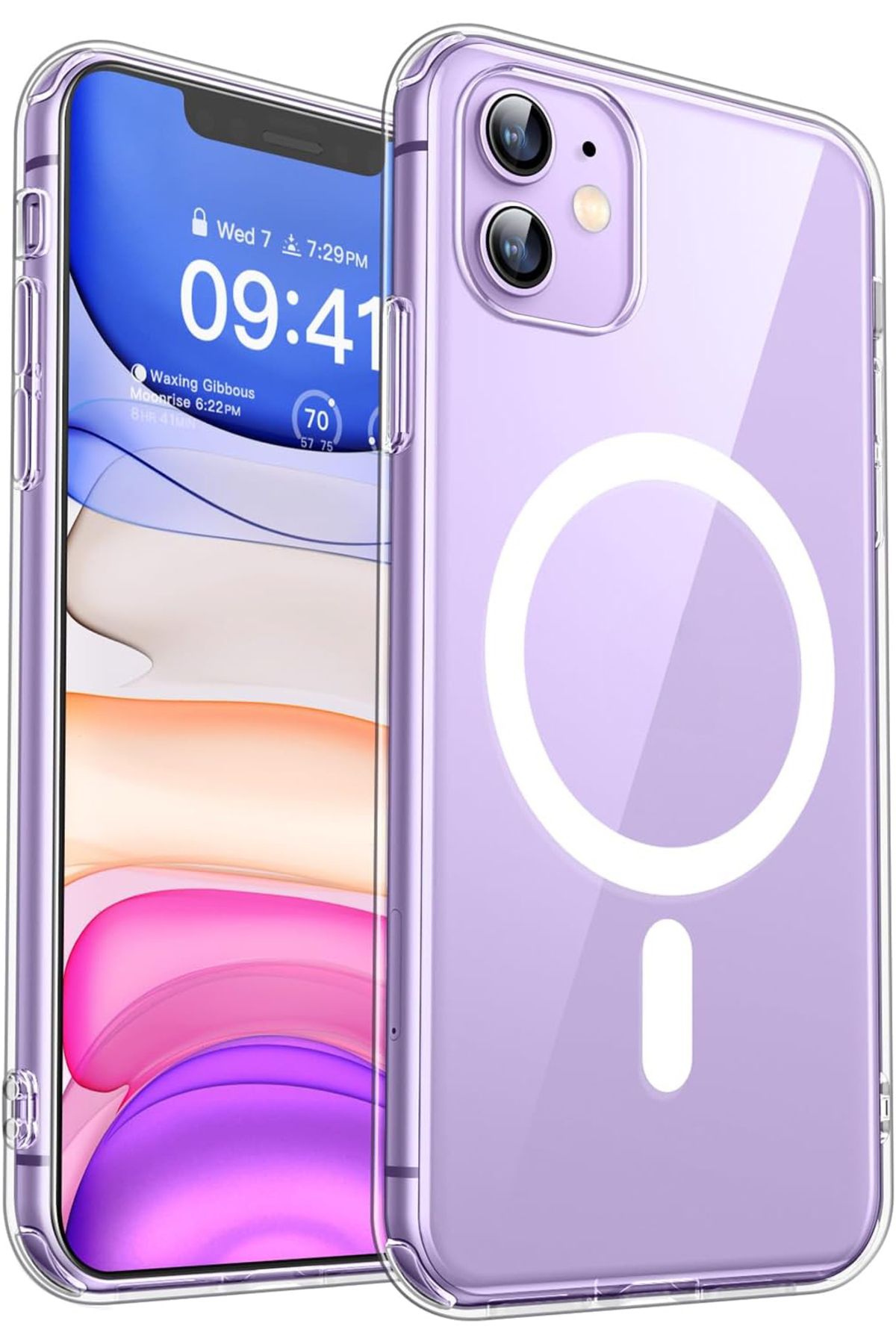 IPHONE 11 Compatible Real Magsafe feature hard transparent case
