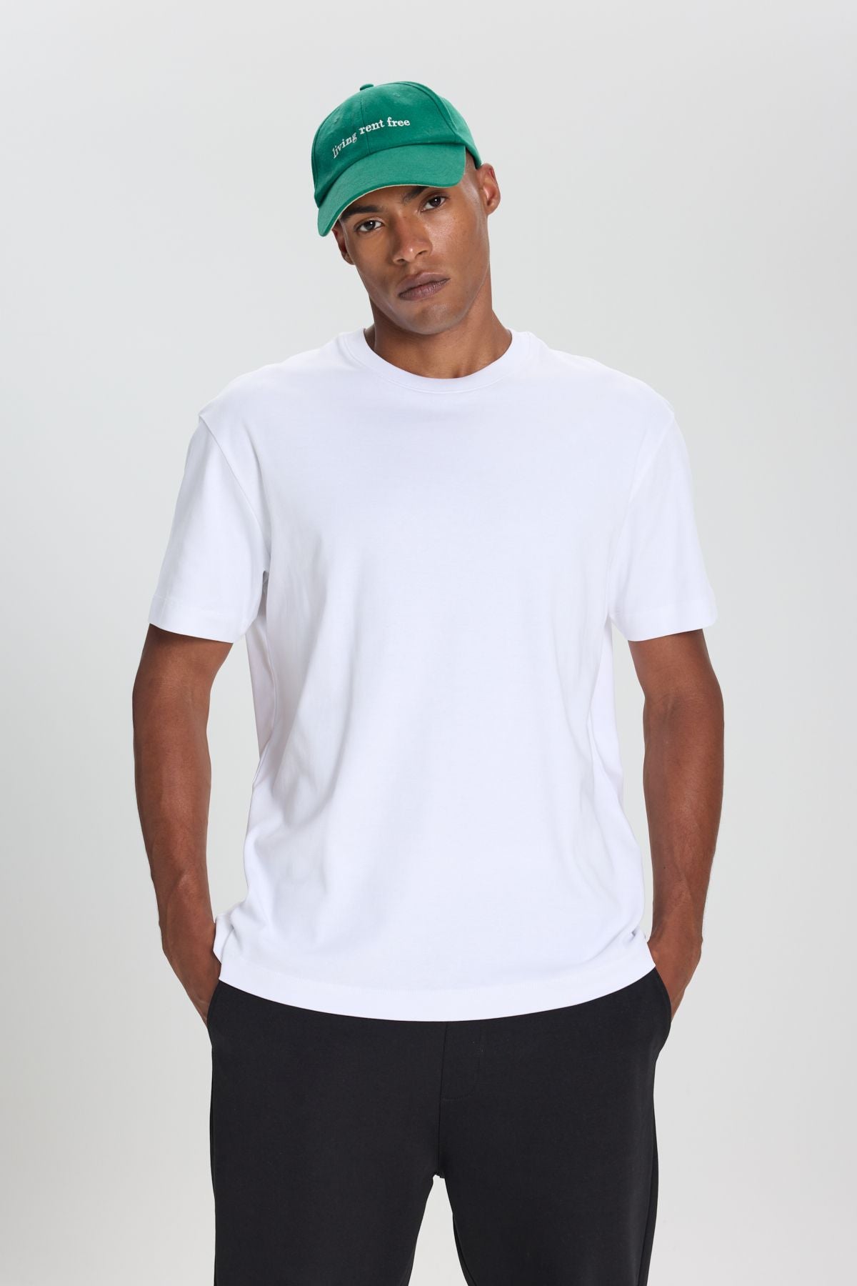 Men's White 100 %Cotton Modern Fit Normal Cut Normal Cycling Bike T -shirt