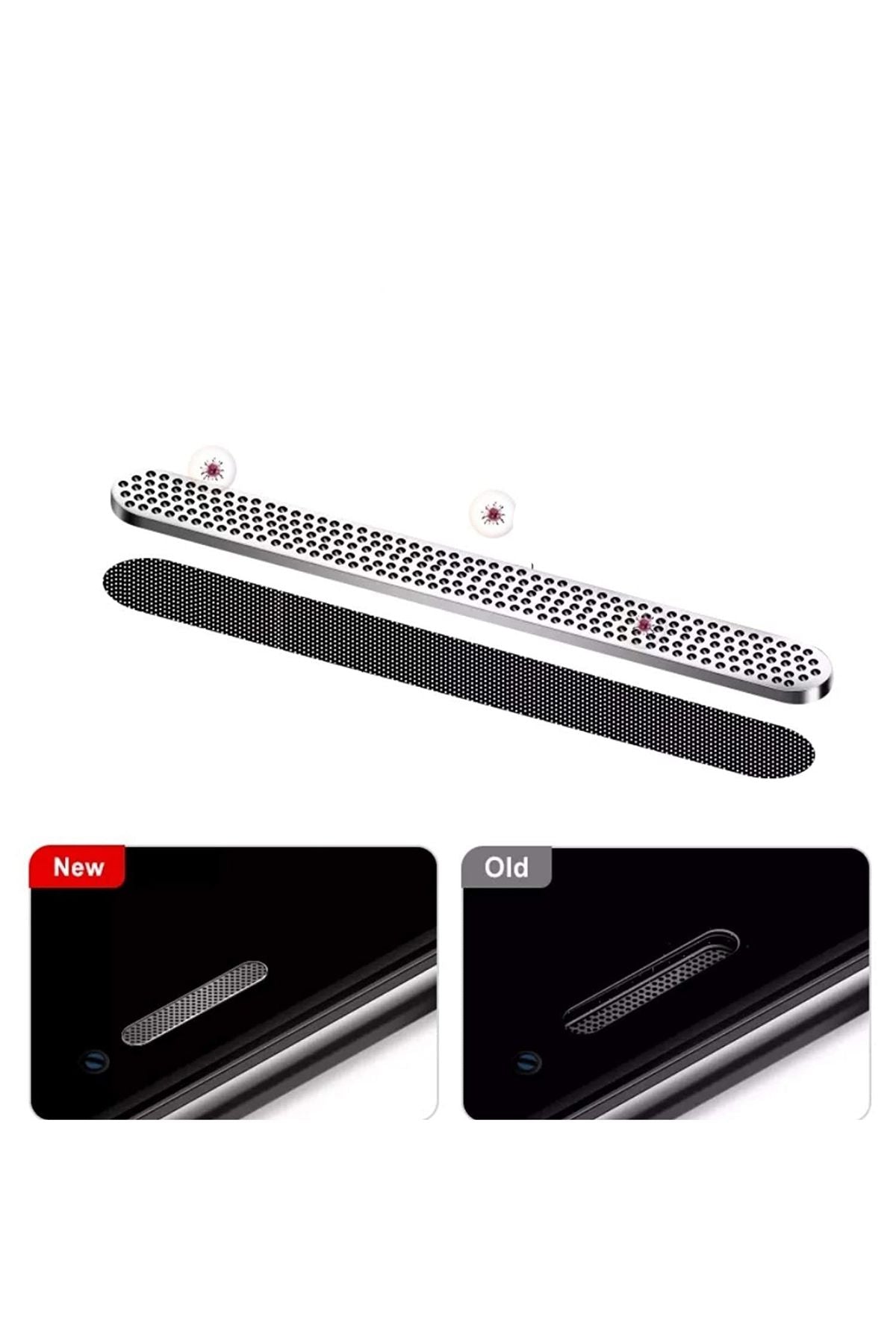 iPhone 6/7/8 White Compatible Premium Quality Powder Filter Full -Covering Screen Protector