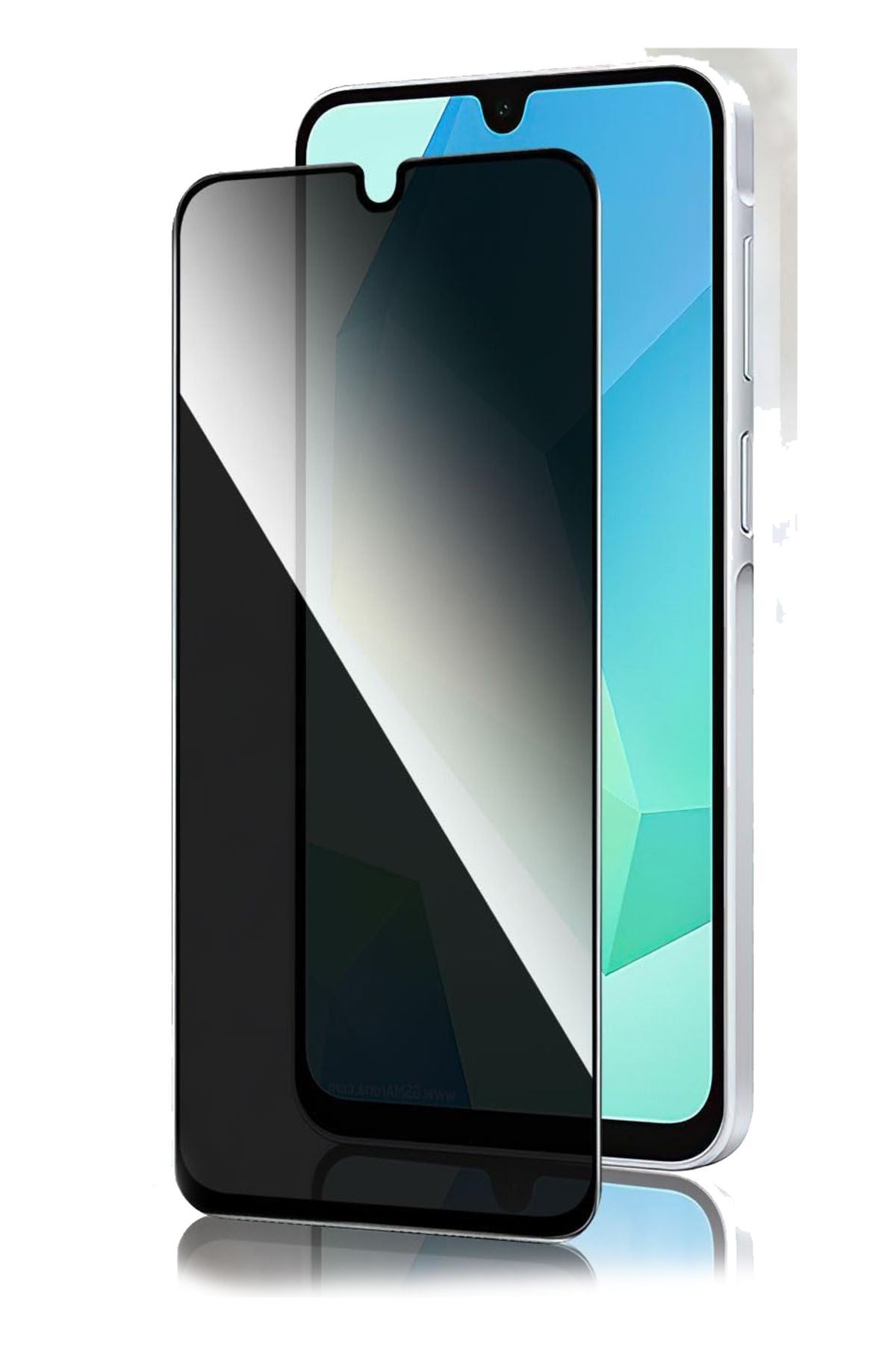 Samsung A06 compatible glass Privacy Ghost Full Covering Screen Protector