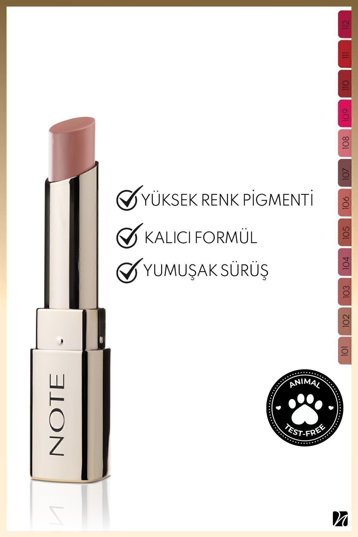 Iconic Matte Lipstick permanent matte lipstick 101 Darling - Nude