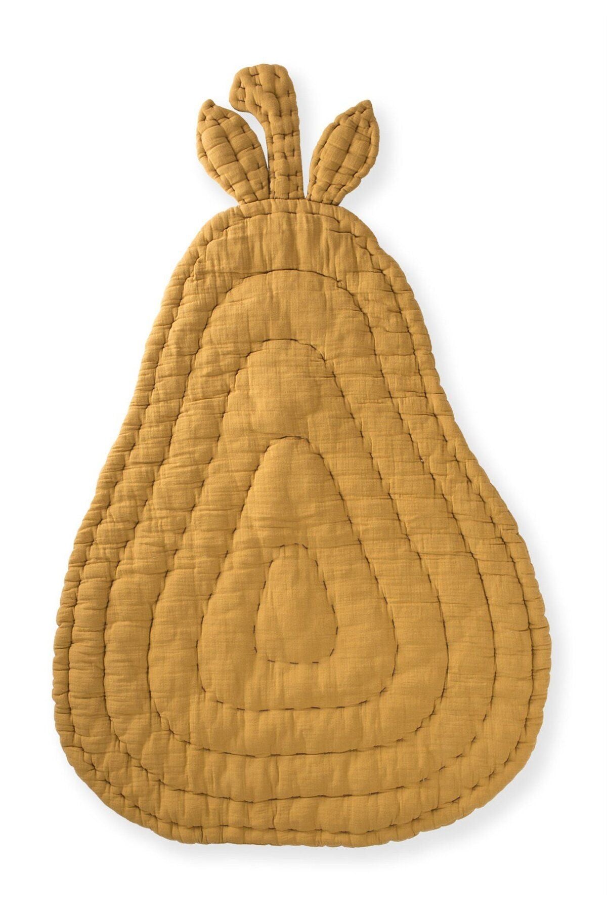 Pear game mattress 80x100 cm mustal yellow