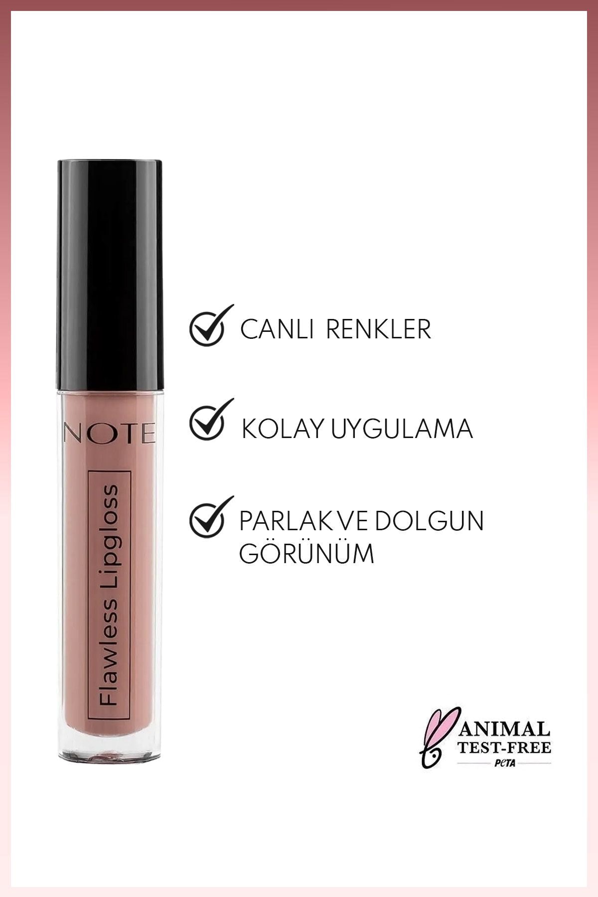 Flawless Lipgloss Moisturizer Lip Grower - 04 Smell of Coffee - Nude