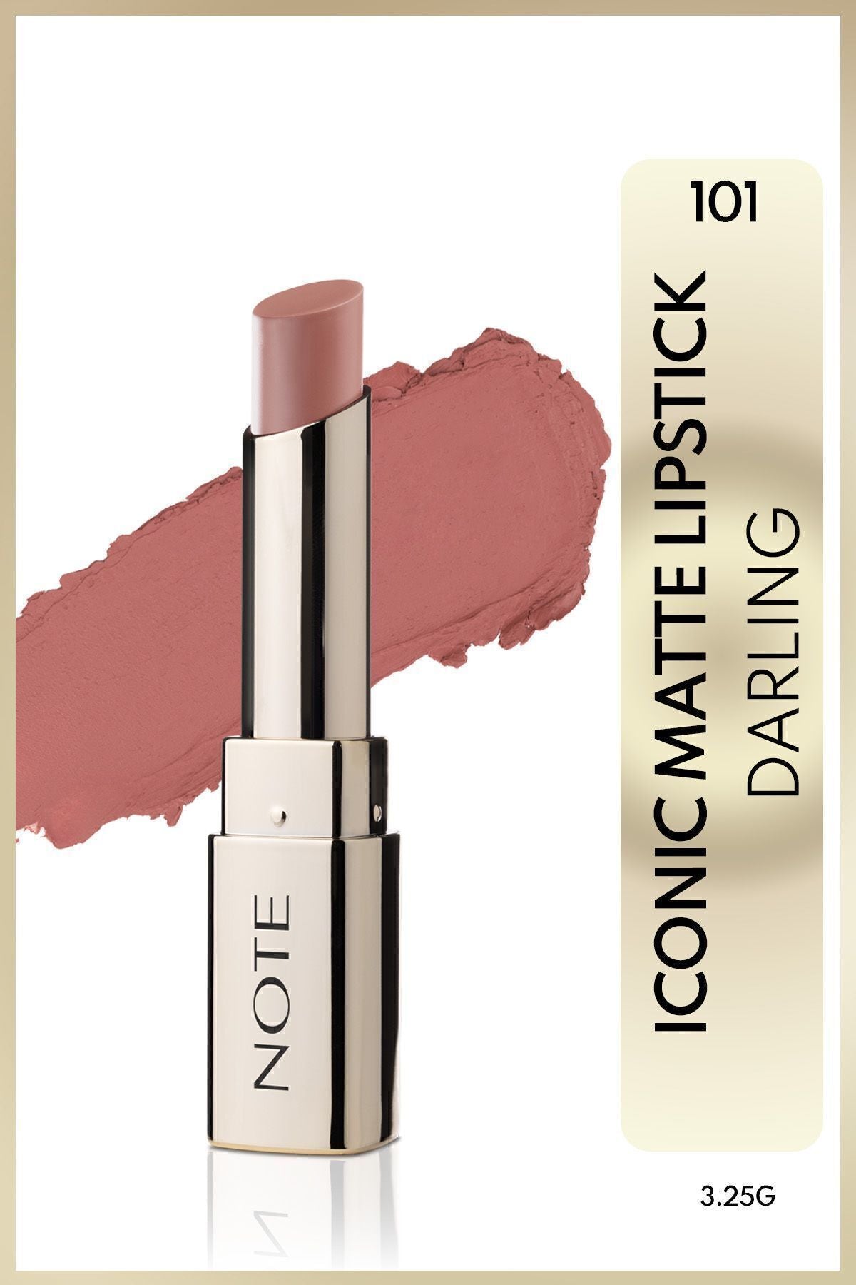 Iconic Matte Lipstick permanent matte lipstick 101 Darling - Nude