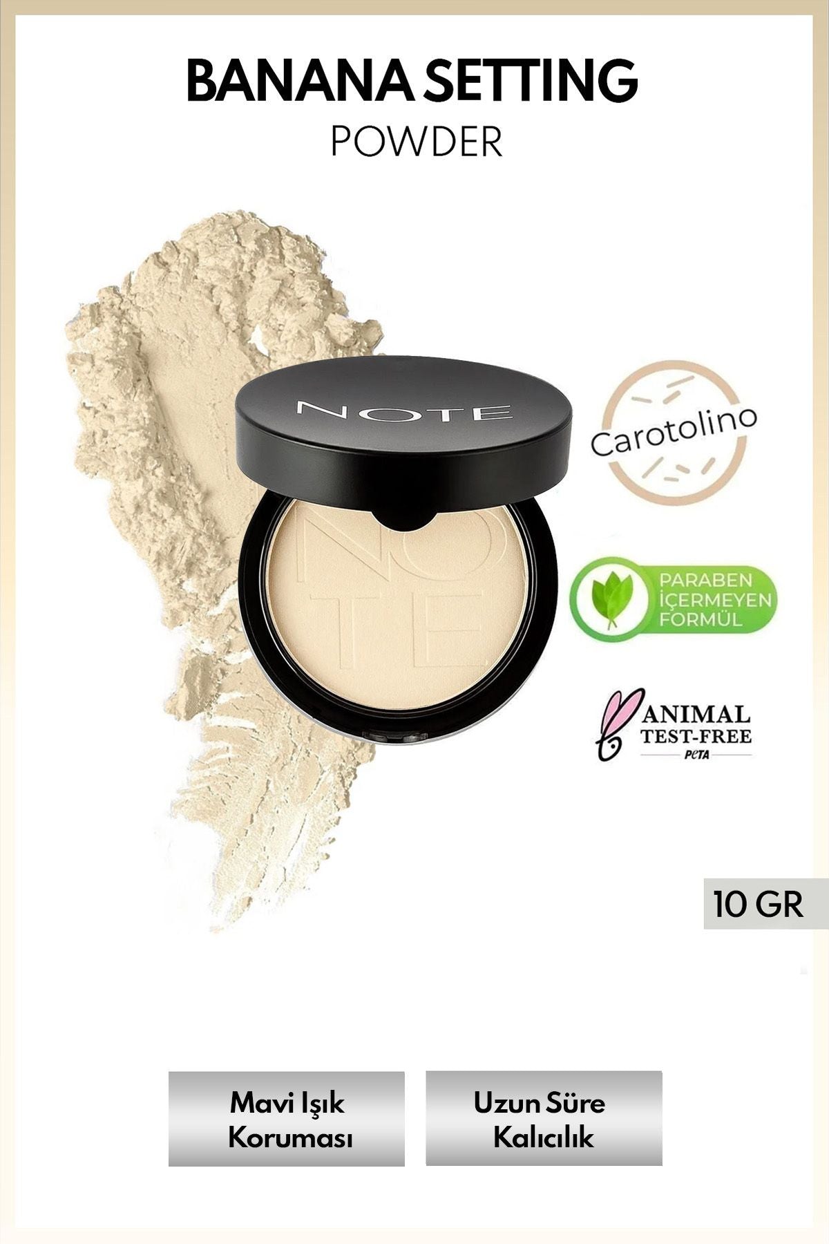 Banana Setting Powder Matte -End Makeup Stabilizer Powder Powder