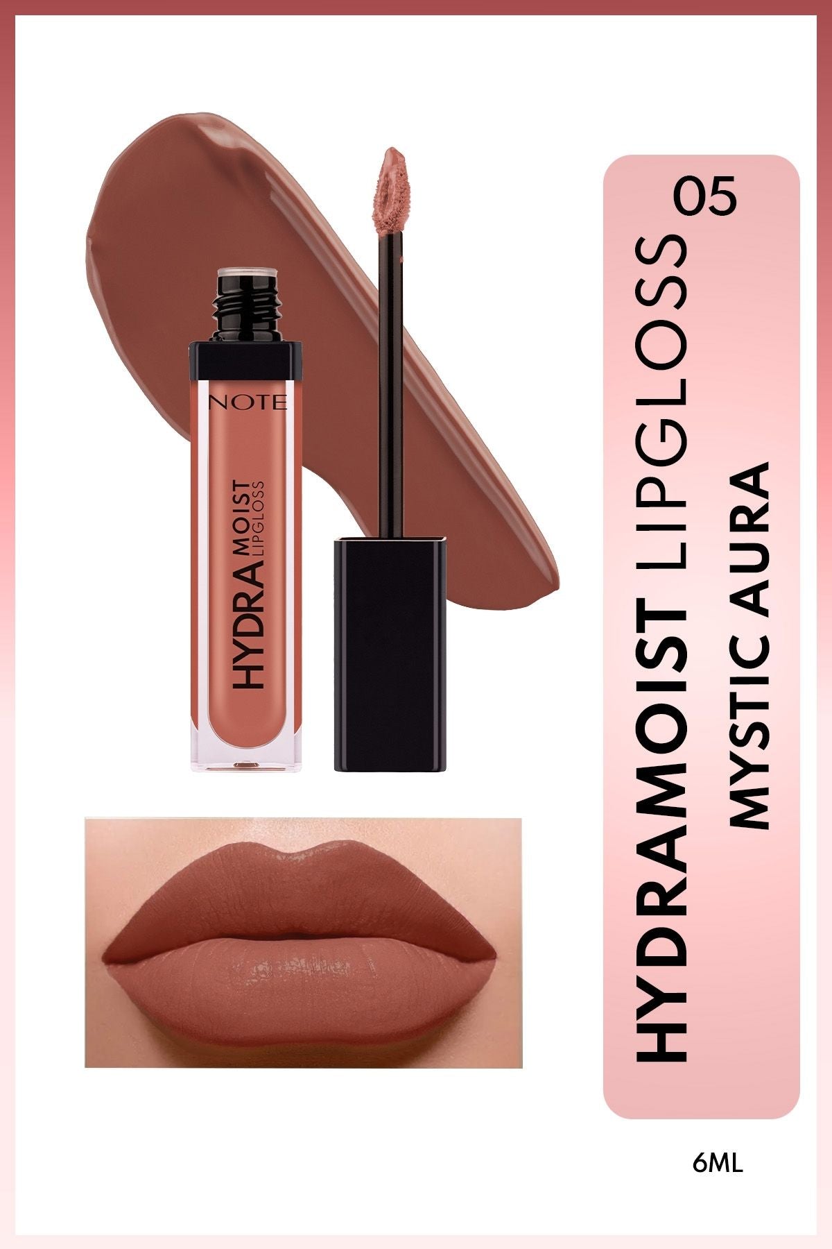 Hydramoist lipgloss moisturizer lip shine - 05 mystic aura - brown