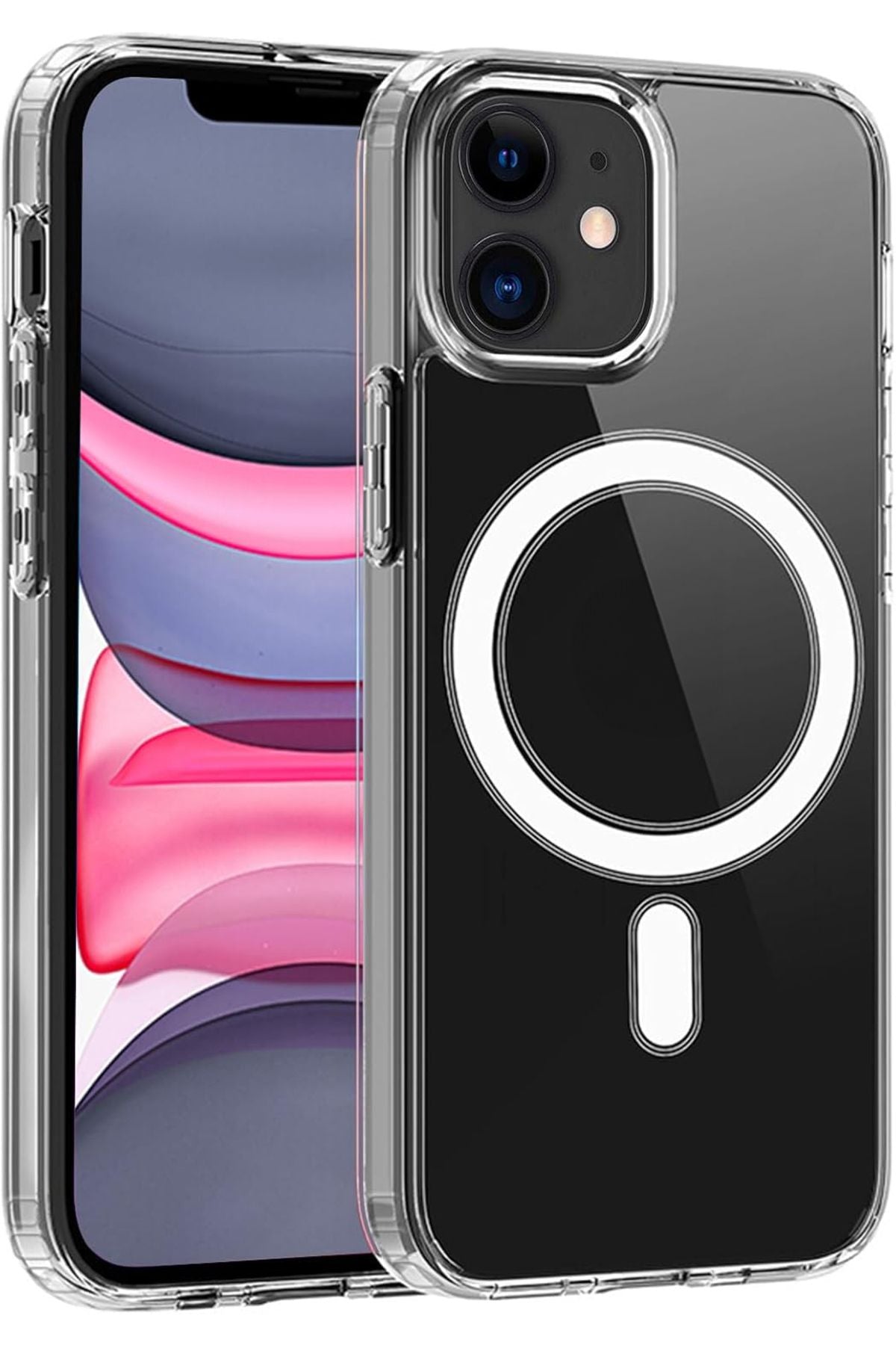 IPHONE 11 Compatible Real Magsafe feature hard transparent case