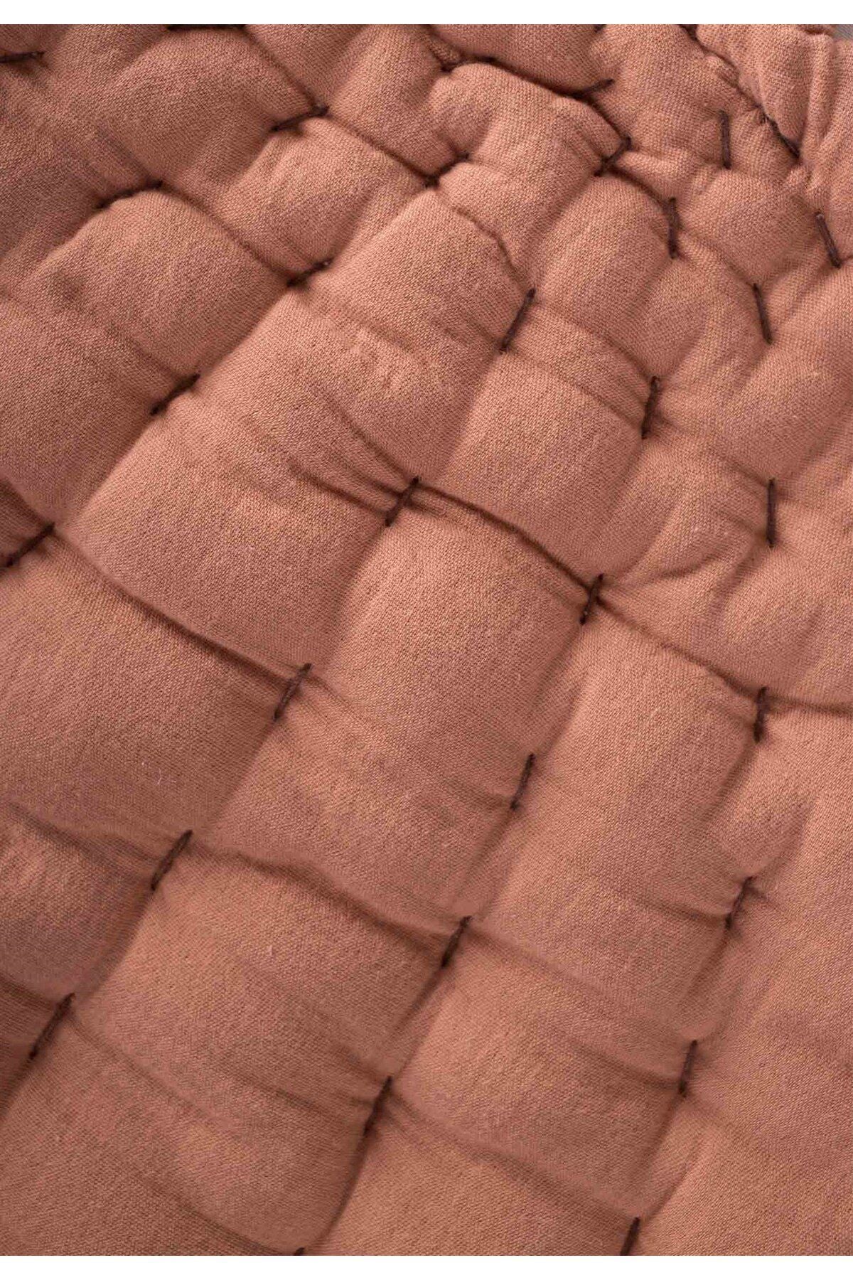 Muslin Leaf Baby Play Mushroom (Washed) Coffee